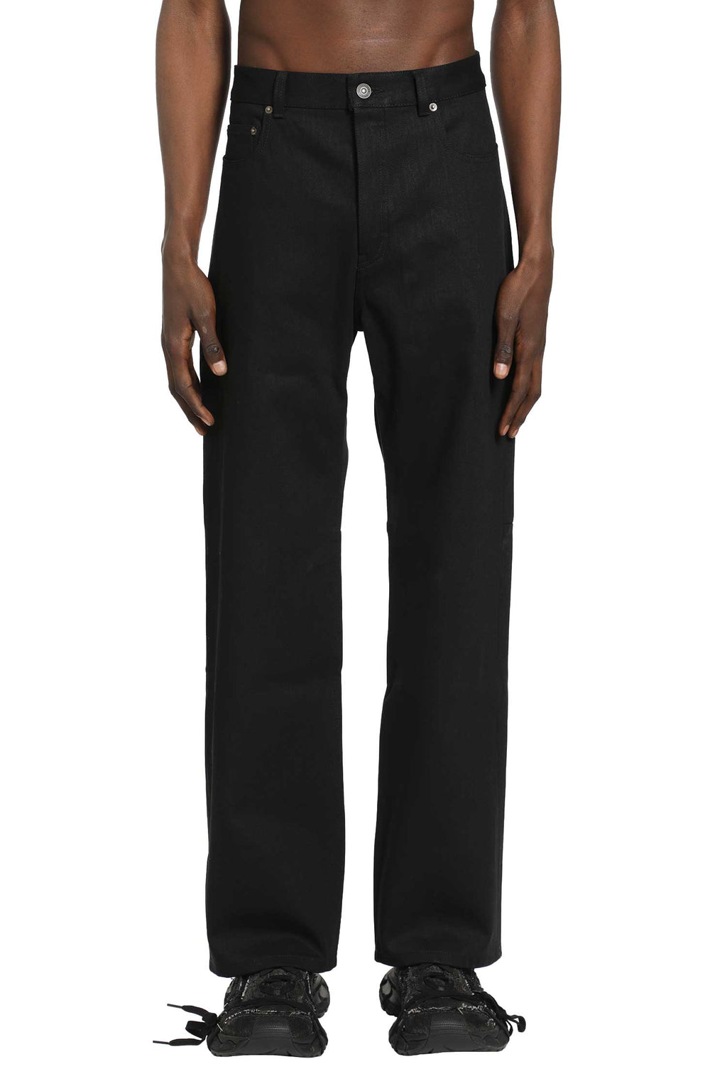 Оригінальна Curved Knee Jeans Balenciaga – вид ззаду