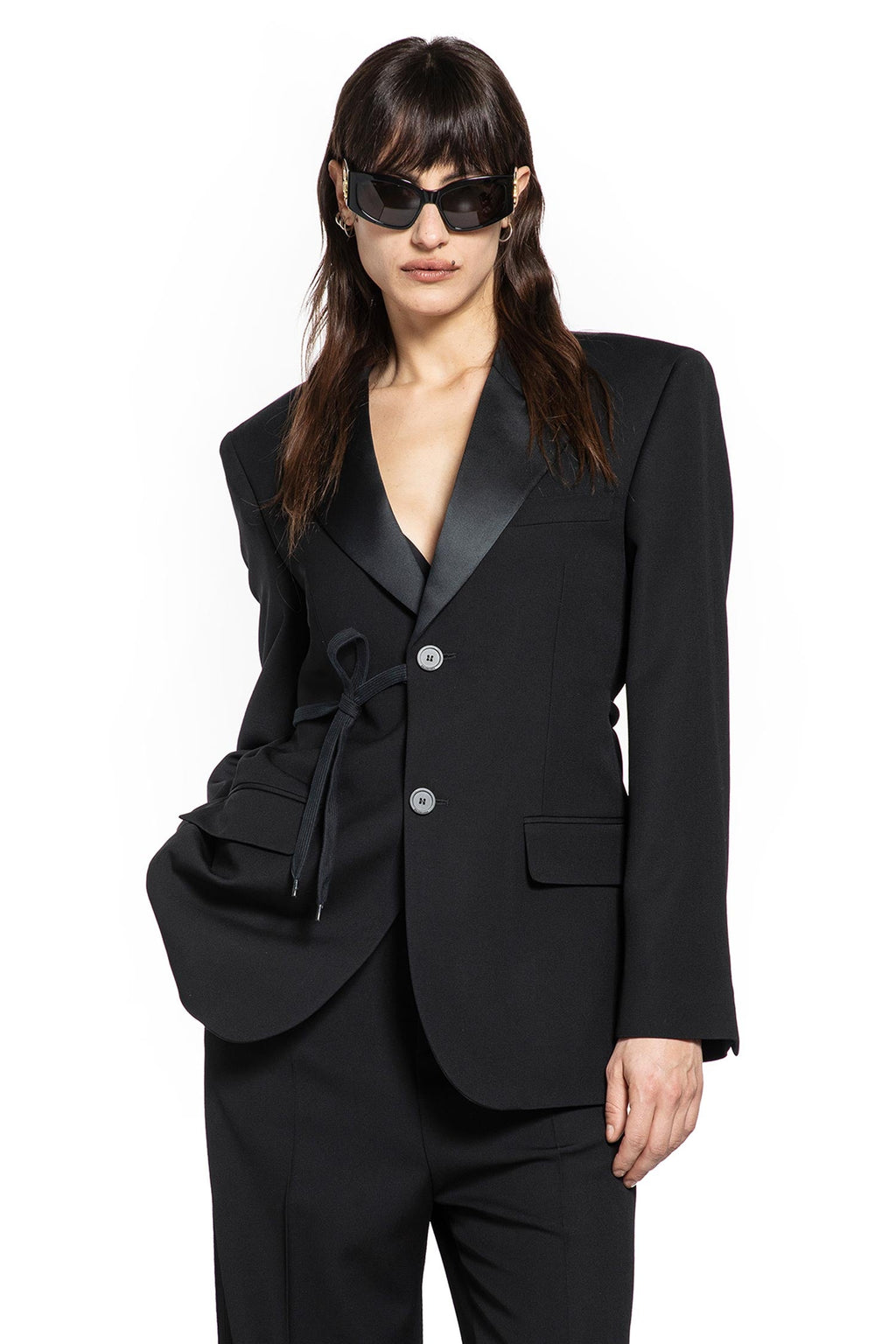 Wrap Tuxedo Blazer Balenciaga оригінал – Купити в Україні – боковий вид