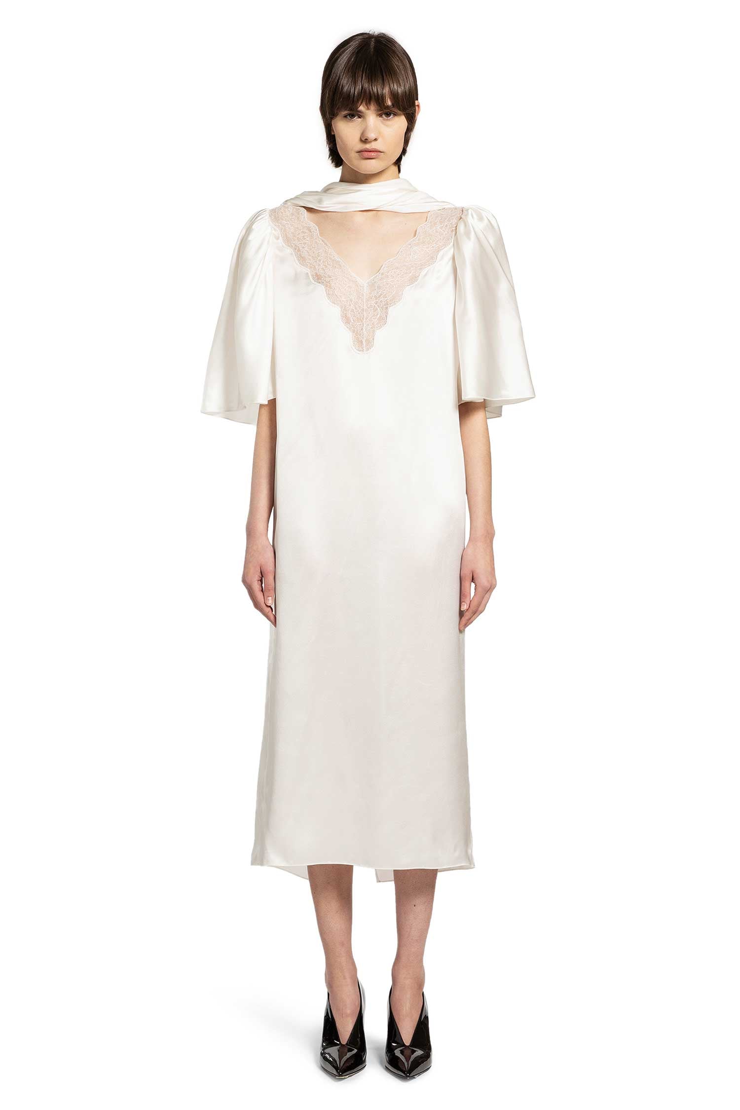 Silk Satin MIDI Dress Gucci оригінал – Купити в Україні – вид ззаду