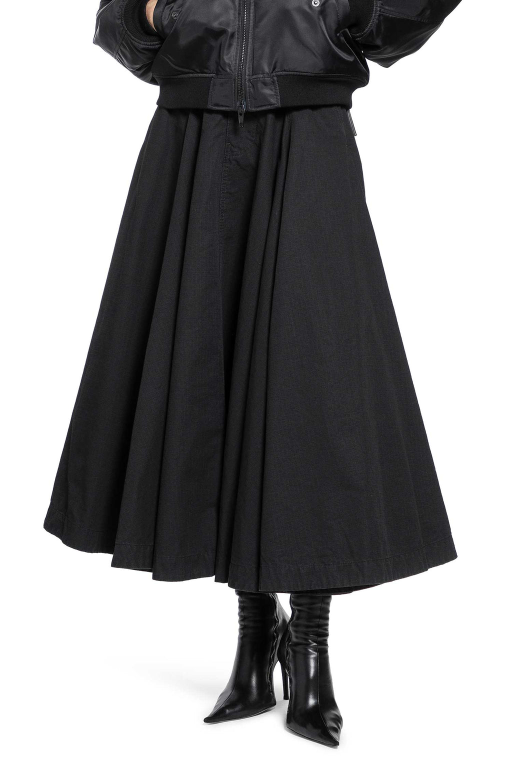 Godet Maxi Skirt Balenciaga оригінал – Купити в Україні – боковий вид