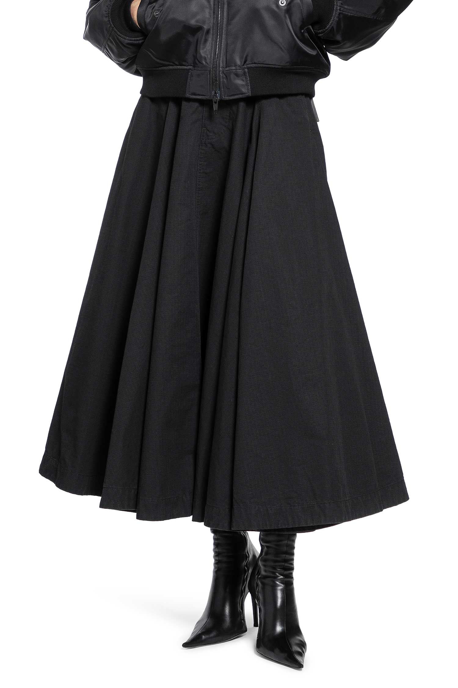 Godet Maxi Skirt Balenciaga оригінал – Купити в Україні – боковий вид