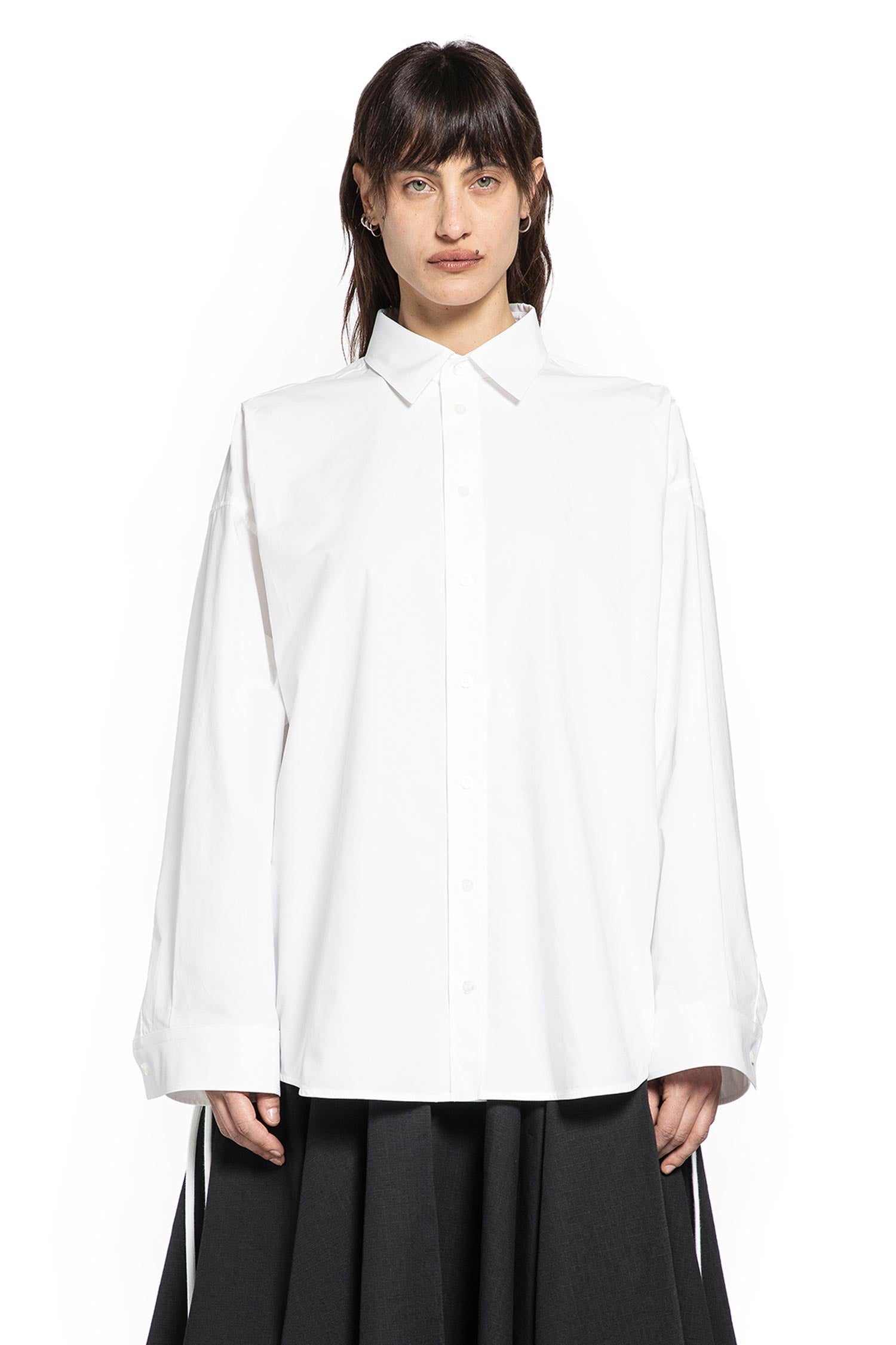 Lace-Up Shirt Balenciaga оригінал – Купити в Україні – боковий вид