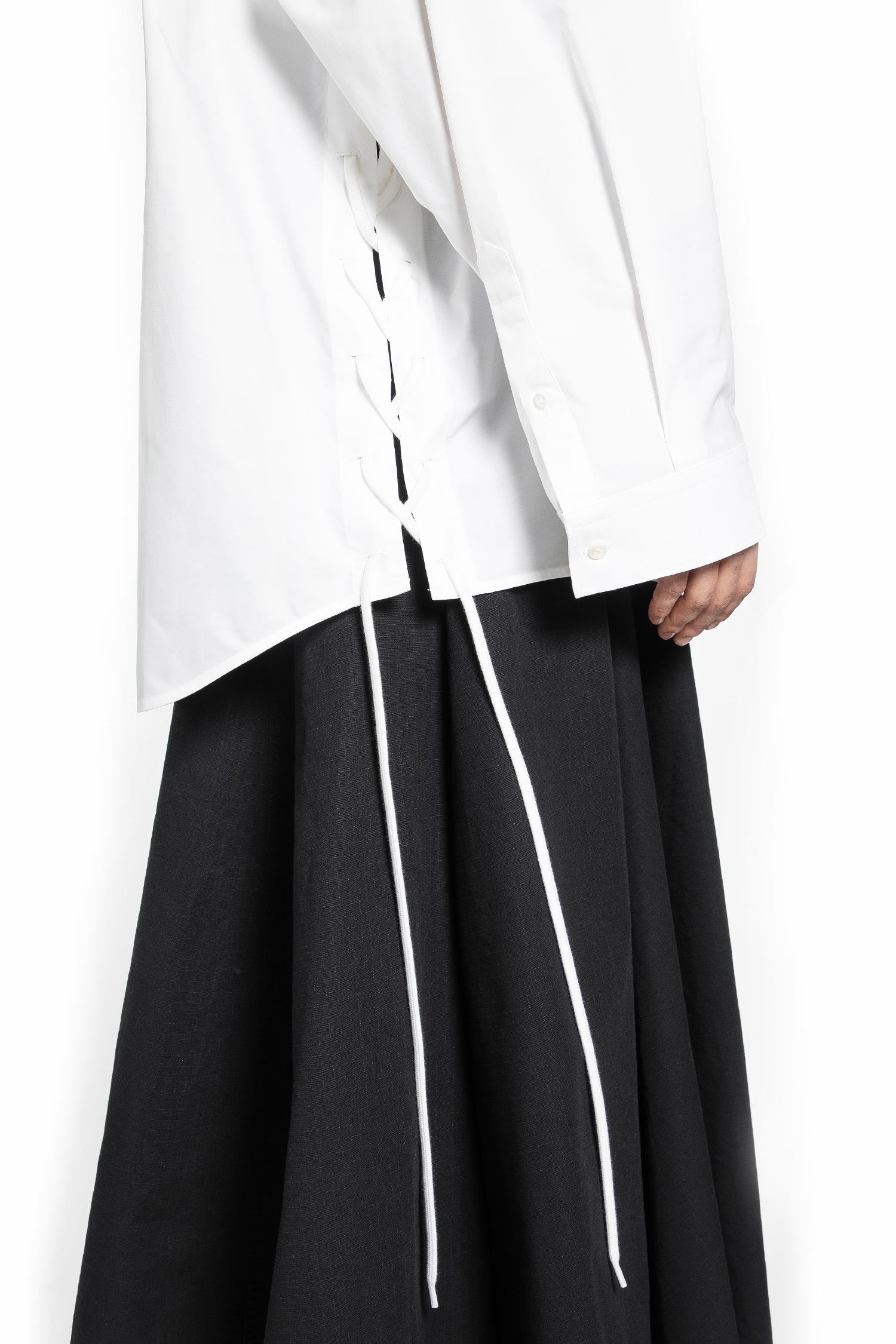 Lace-Up Shirt Balenciaga оригінал – Купити в Україні – збільшений вид