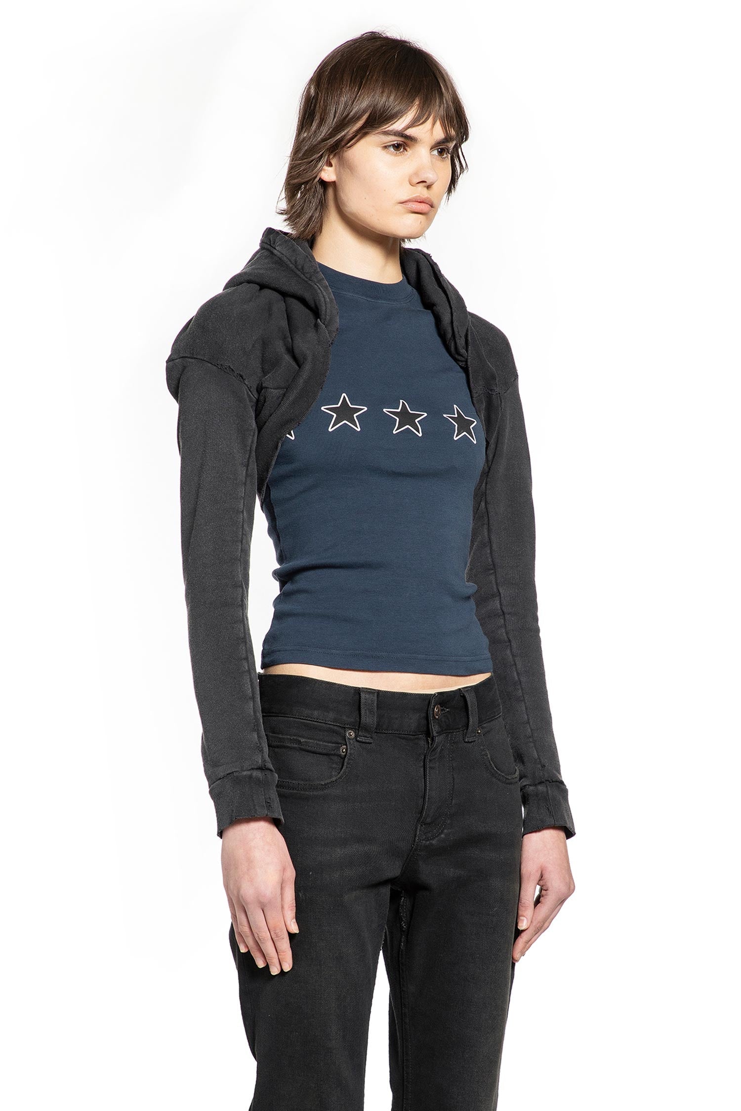 Cropped Hoodie Balenciaga – Гарантія оригінальності – детальний вид