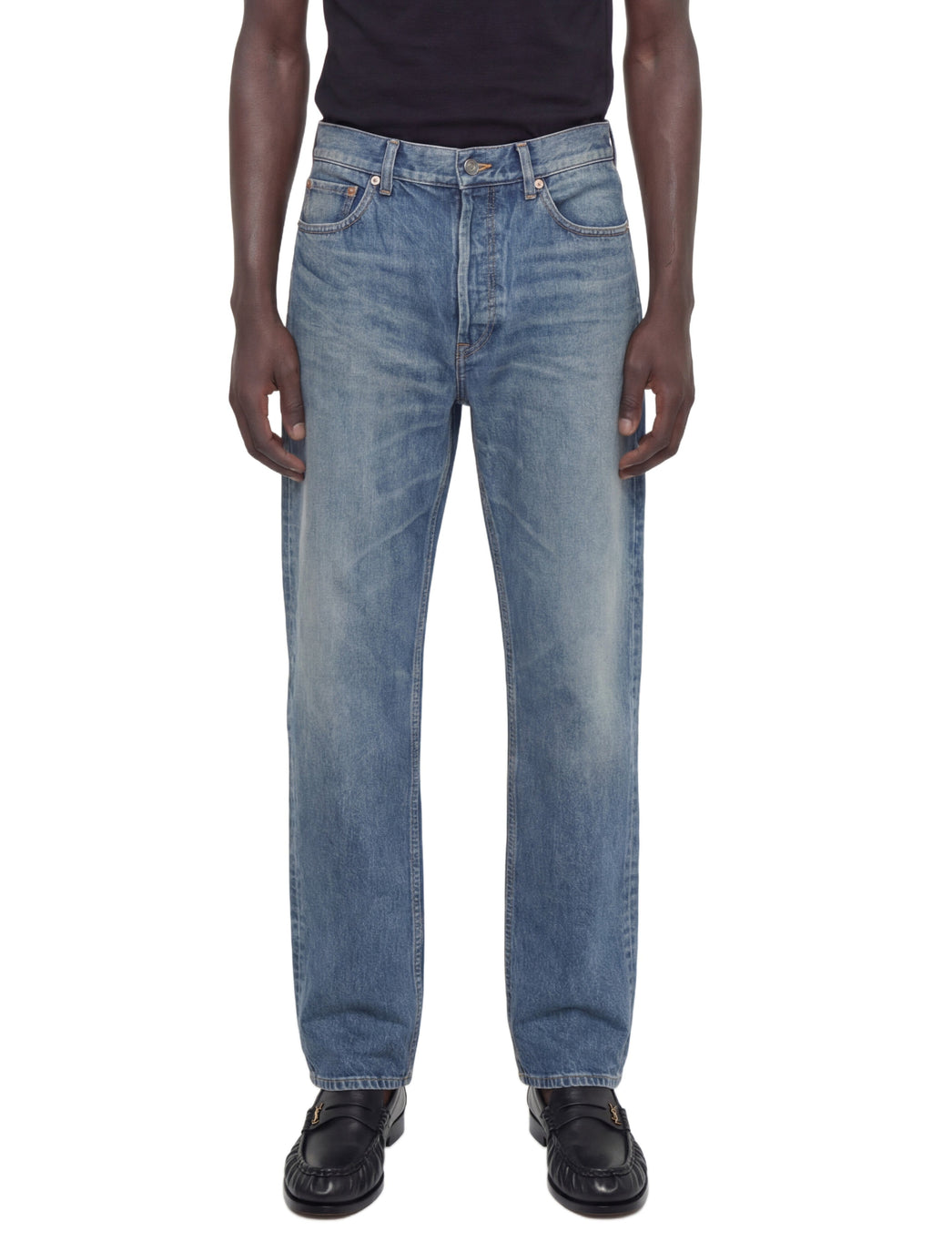 Оригінальна Tapered High-Rise Jeans Saint laurent – боковий вид