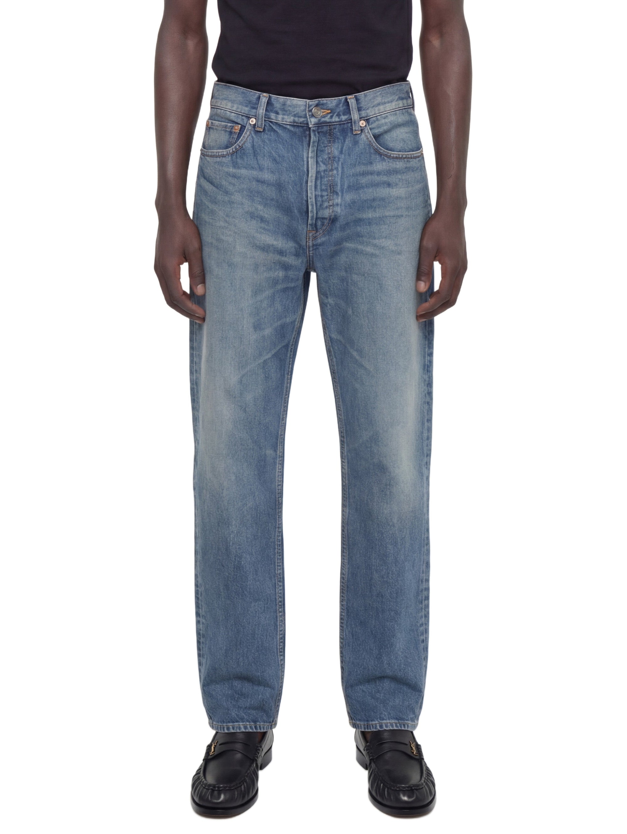 Оригінальна Tapered High-Rise Jeans Saint laurent – боковий вид