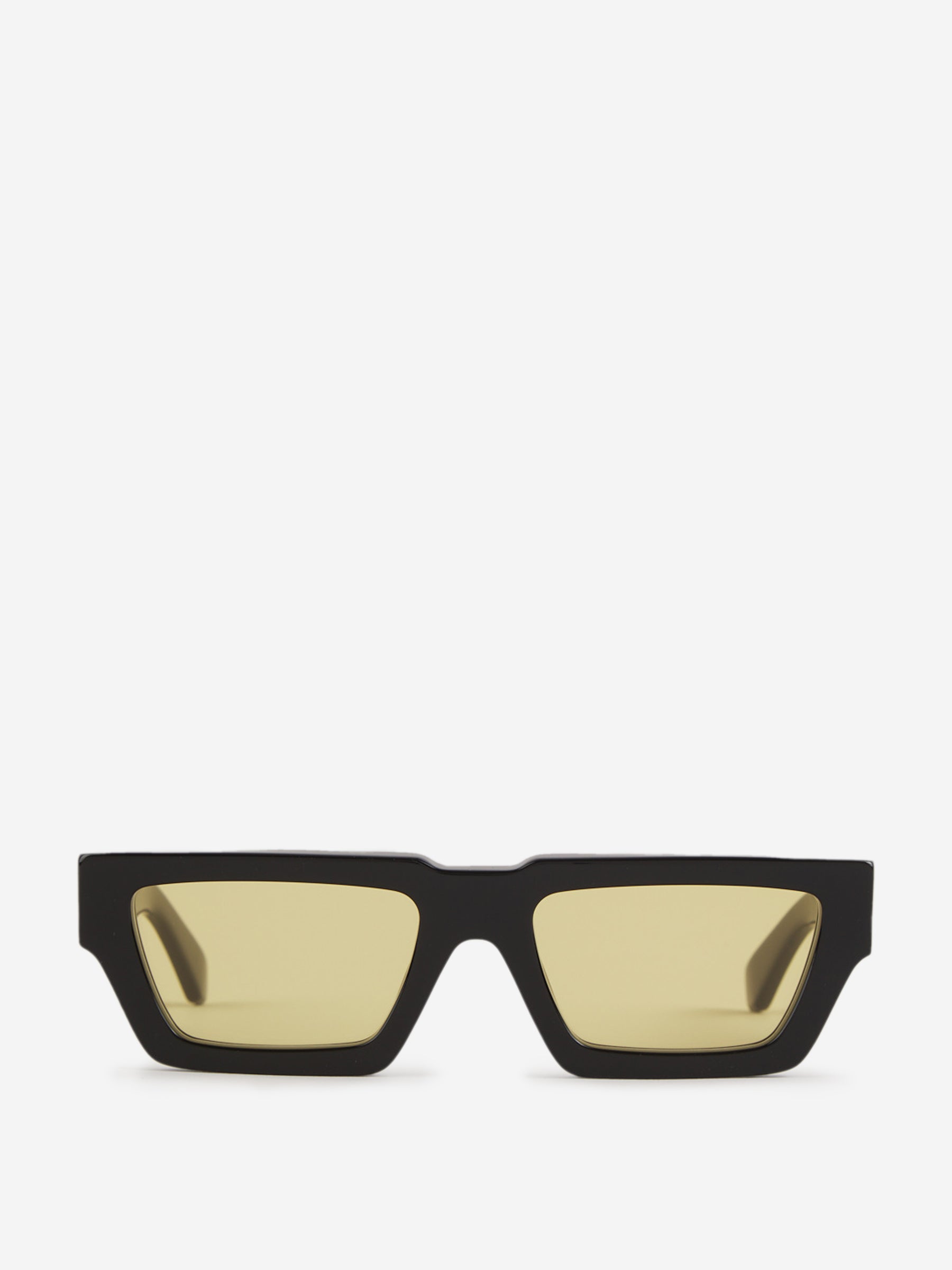 Manchester Rectangular Sunglasses Off-white оригінал – Купити в Україні – боковий вид