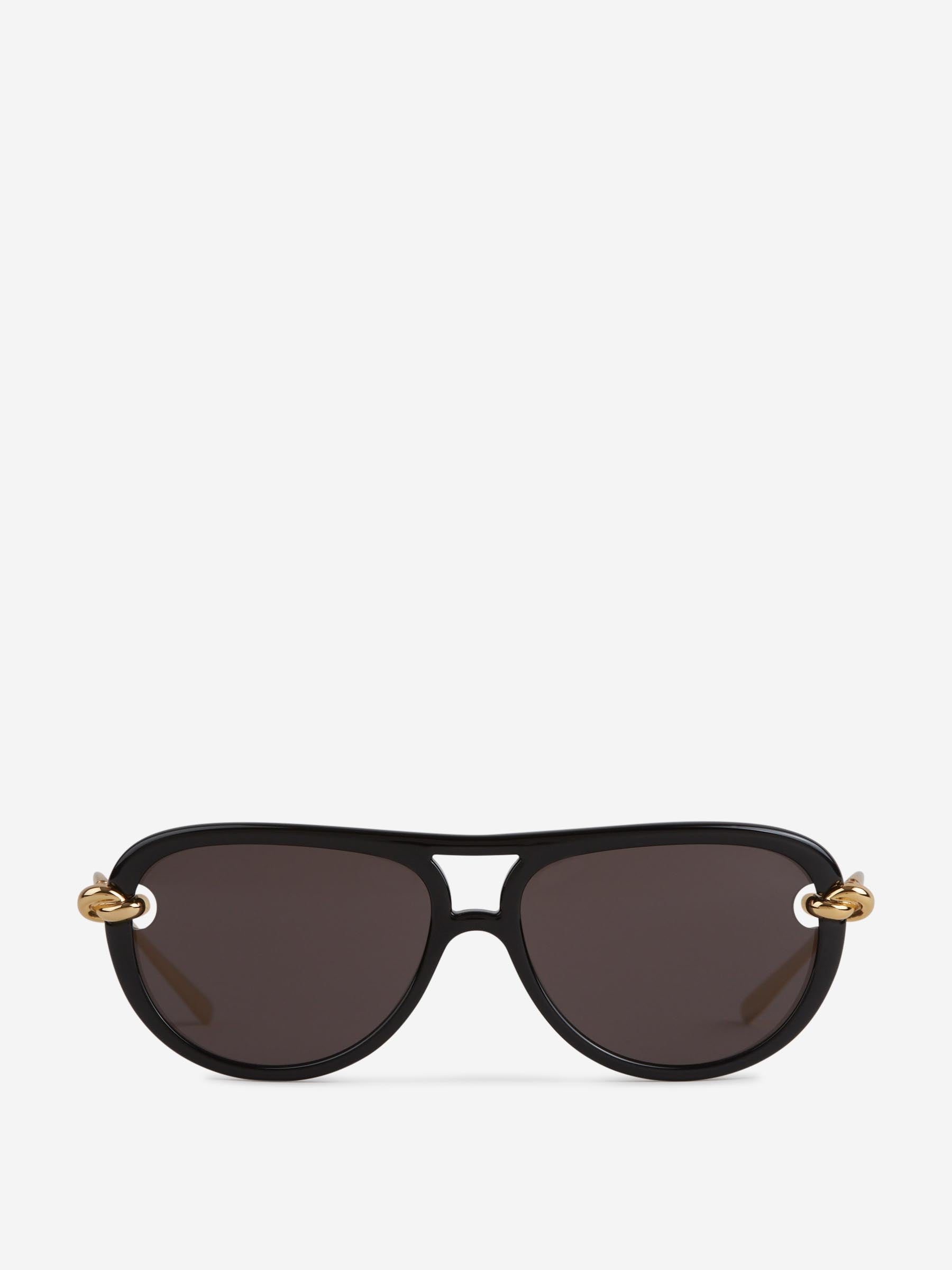 Оригінальна Aviator Sunglasses Bottega veneta – боковий вид