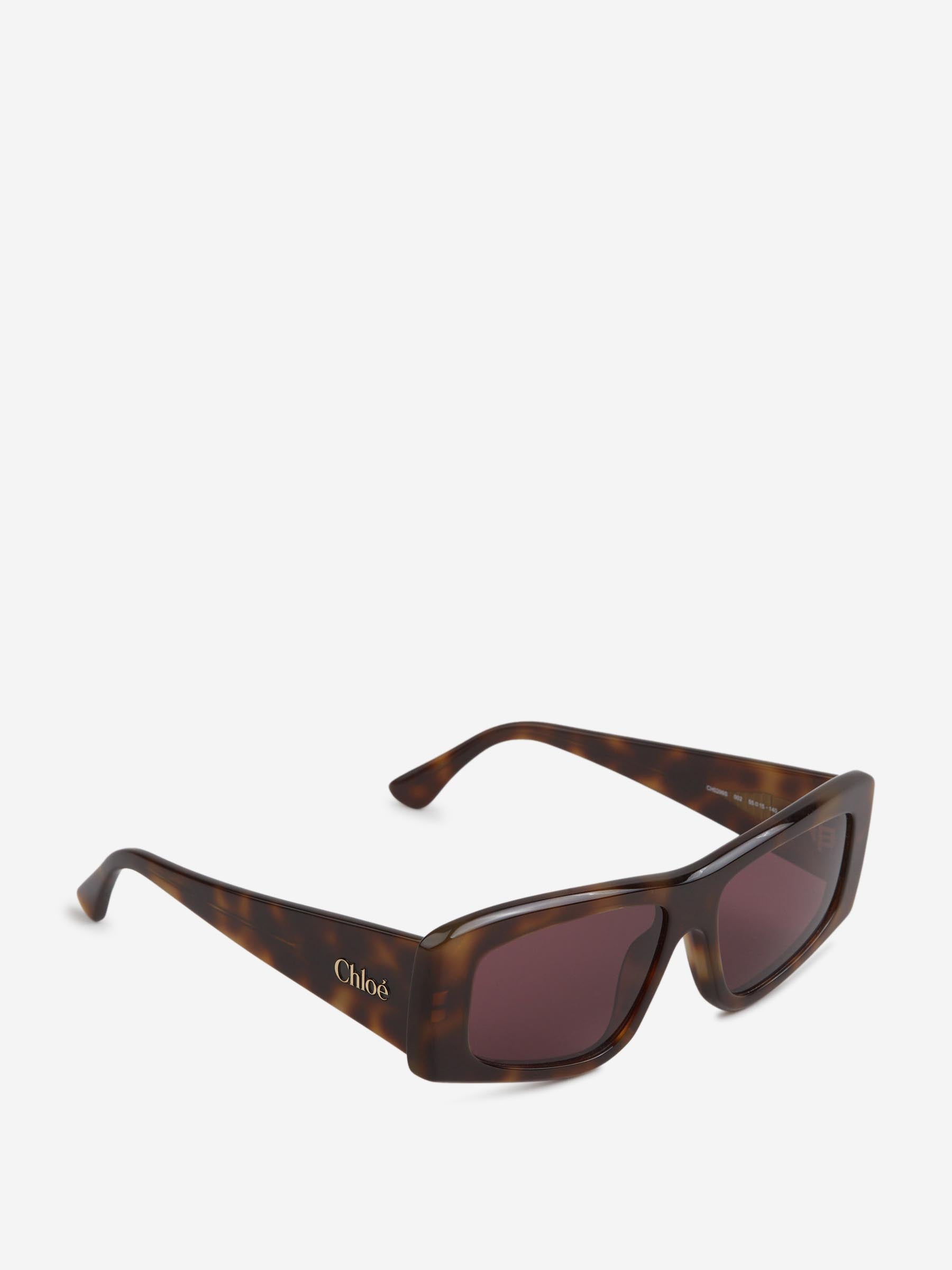 Оригінальна Rectangular Sunglasses Chloe – вид ззаду