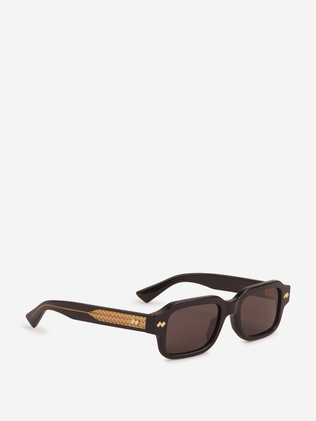 Оригінальна Intrecciato Rectangular Sunglasses Bottega veneta – вид ззаду