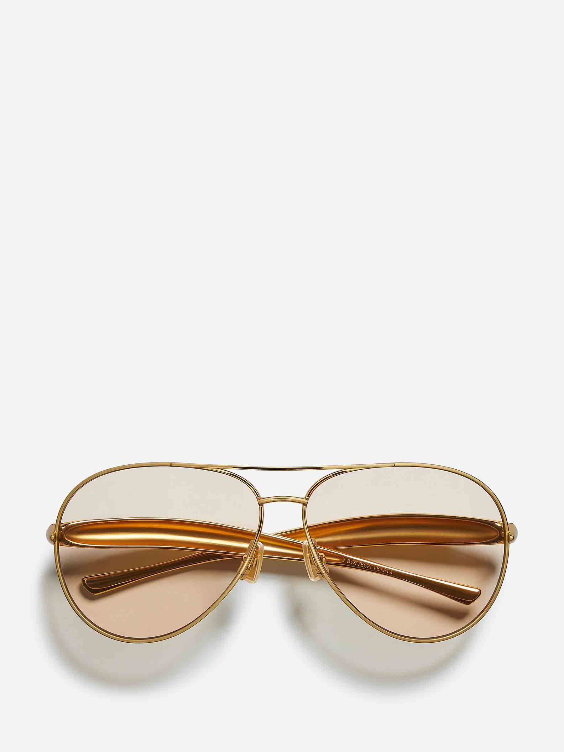 Оригінальна Aviator Sunglasses Bottega veneta – боковий вид