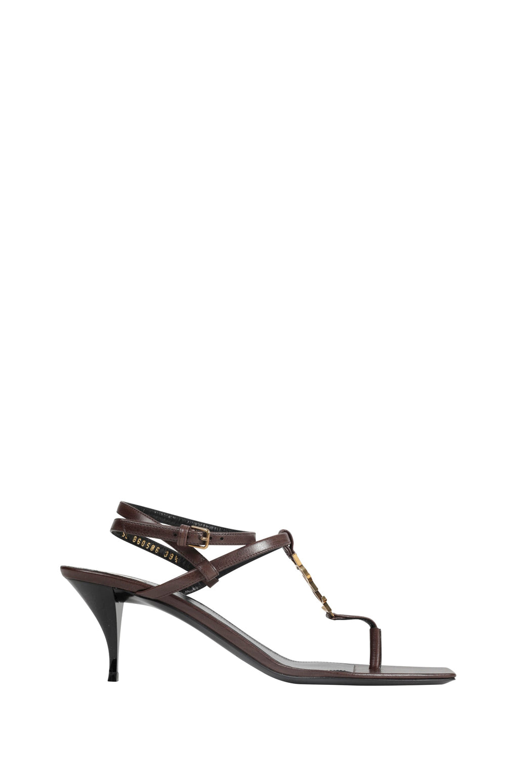 Оригінальна Cassandre Leather Sandals Saint laurent – боковий вид