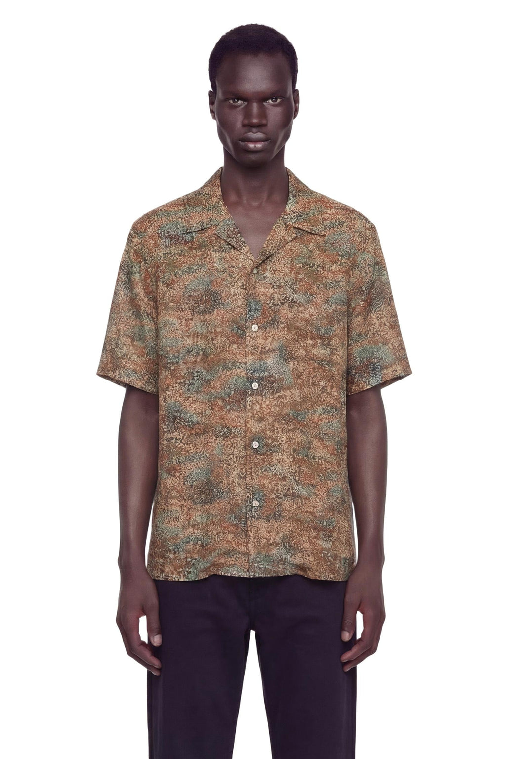 Оригінальна Shirt In Confetti Viscose Saint laurent – боковий вид