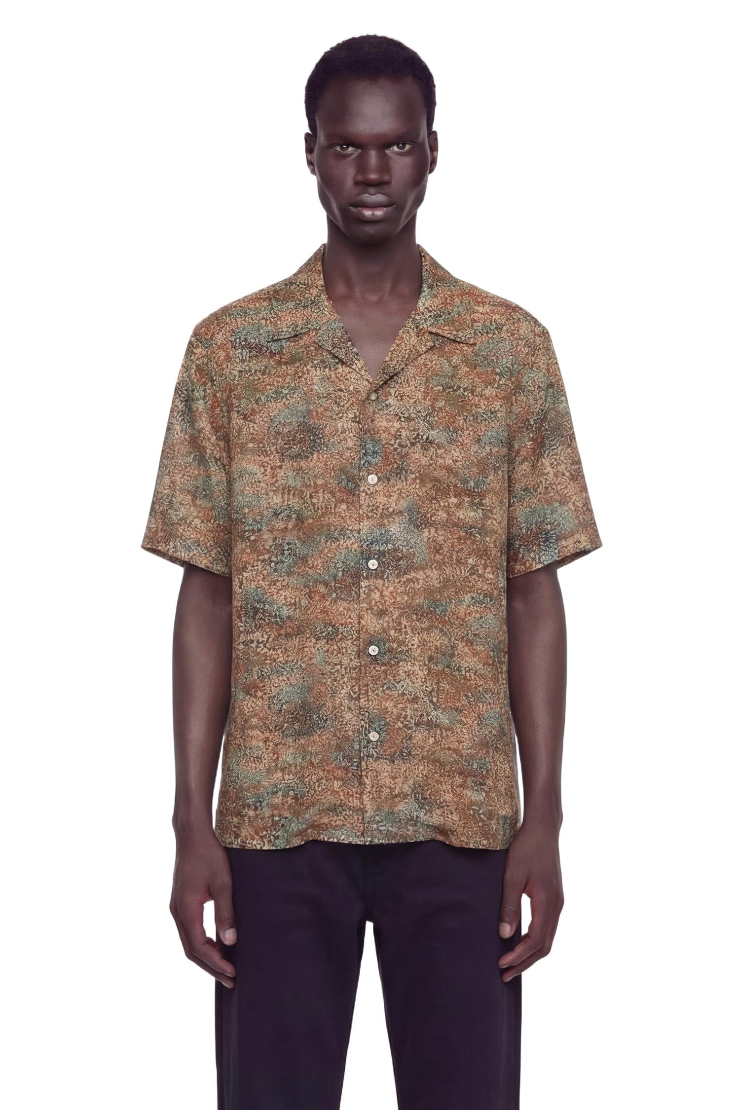 Оригінальна Shirt In Confetti Viscose Saint laurent – боковий вид