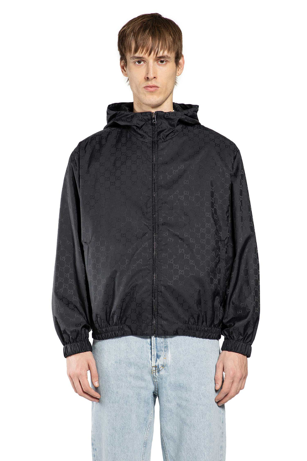 Gg Nylon Windbreaker Gucci оригінал – Купити в Україні – вид ззаду