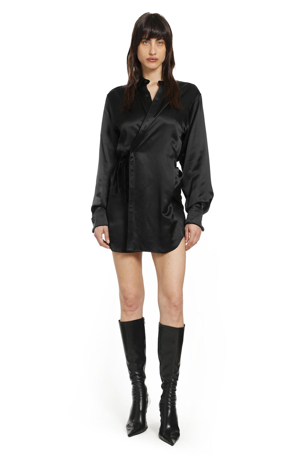 Wrap Dress Balenciaga оригінал – Купити в Україні – боковий вид