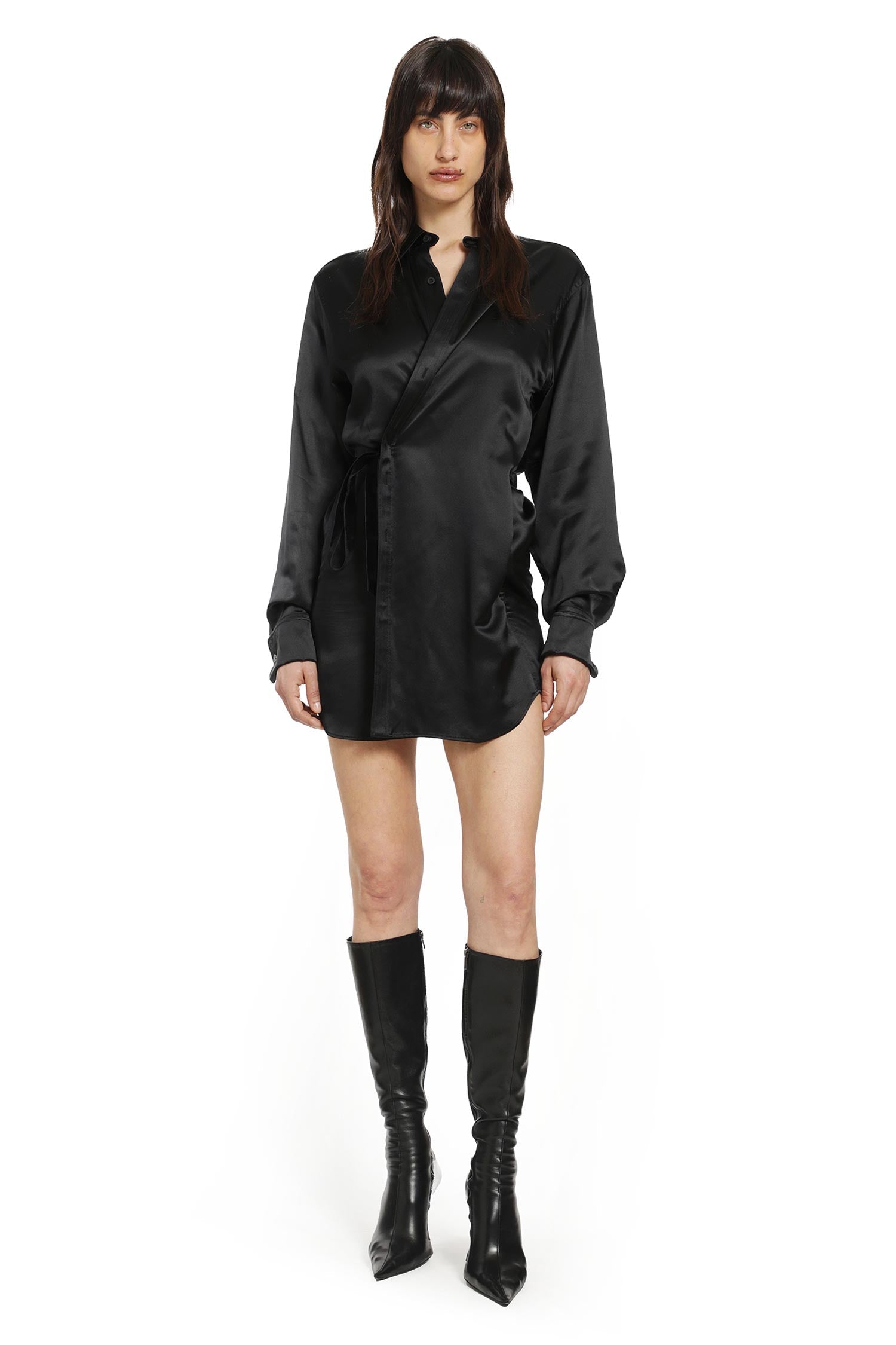 Wrap Dress Balenciaga оригінал – Купити в Україні – боковий вид