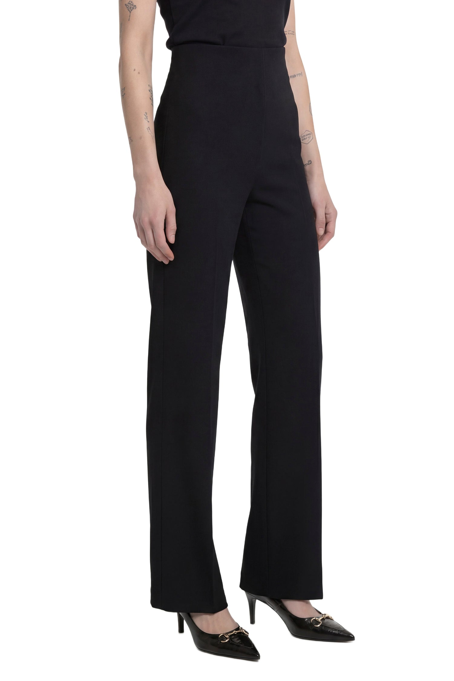 Technical Stretch Wool Pants Gucci – Гарантія оригінальності – вид ззаду