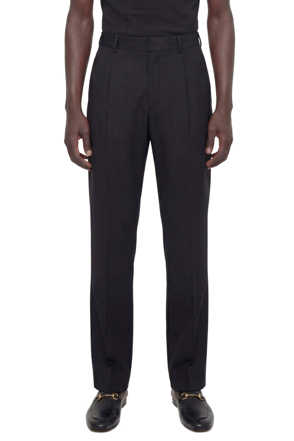 Wool Silk Twill Pants Gucci – Гарантія оригінальності – боковий вид