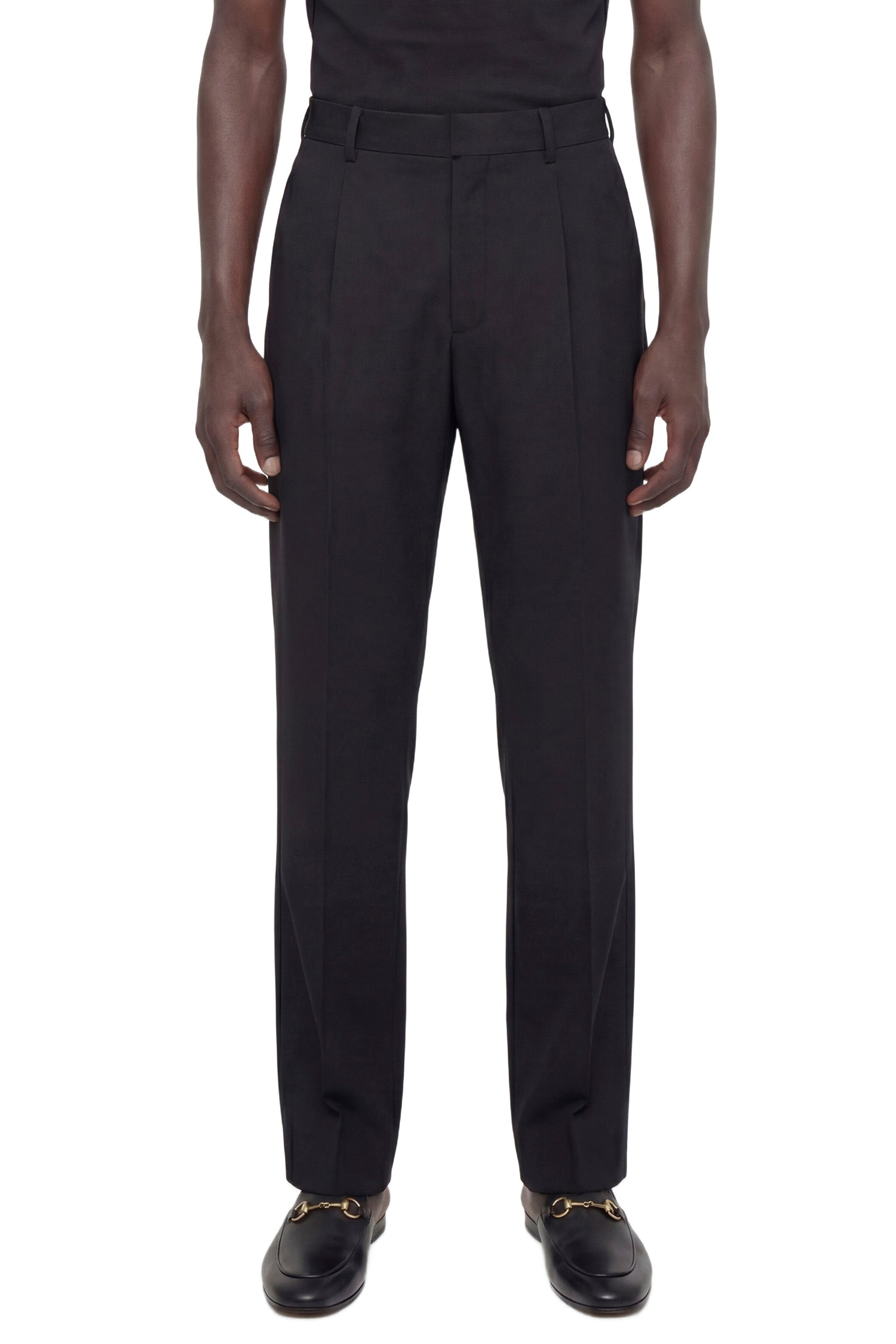 Wool Silk Twill Pants Gucci – Гарантія оригінальності – боковий вид