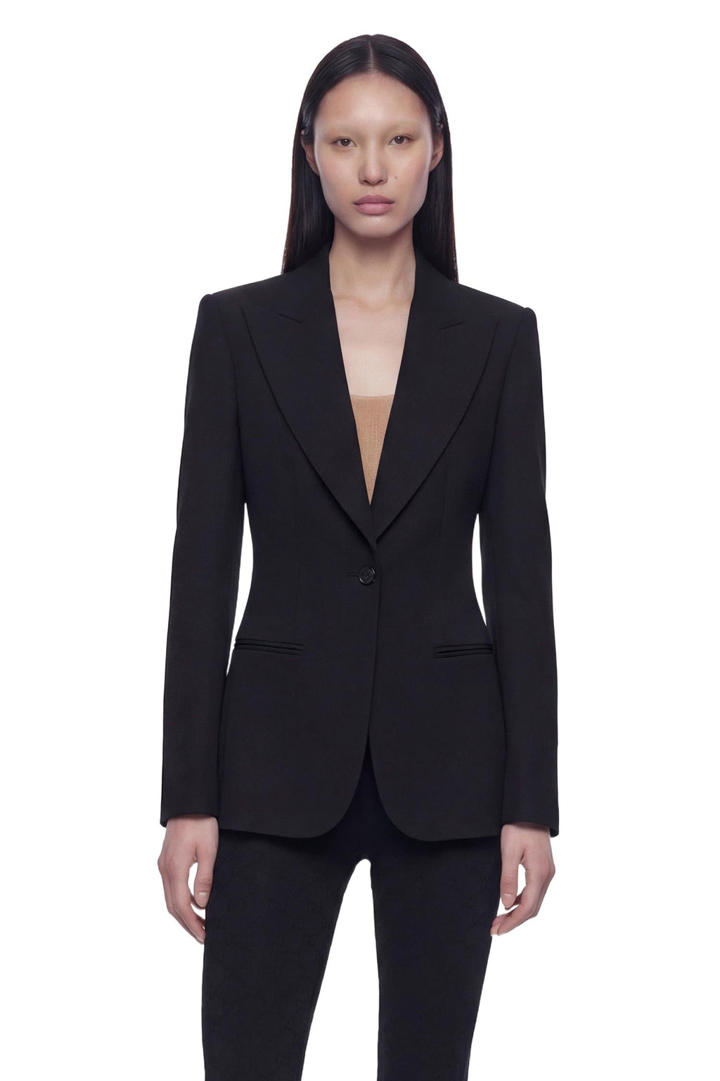 Technical Stretch Wool Blazer Gucci – Гарантія оригінальності – боковий вид