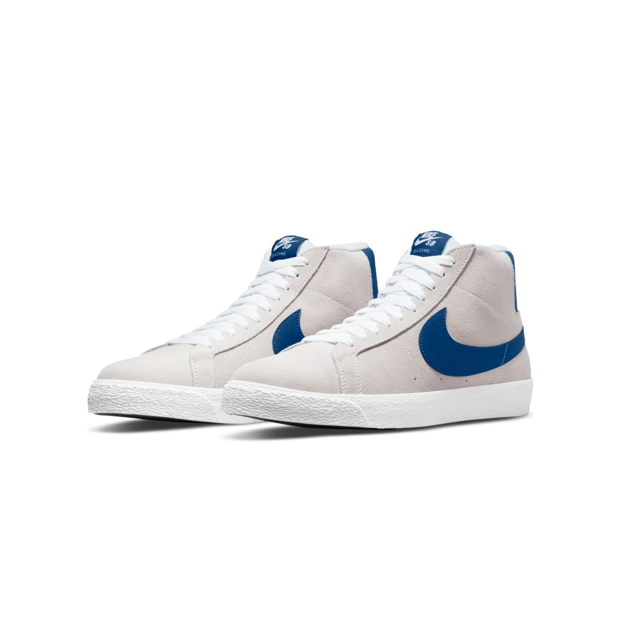 Mens Zoom Blazer MID Shoes White Nike – Гарантія оригінальності – вид ззаду