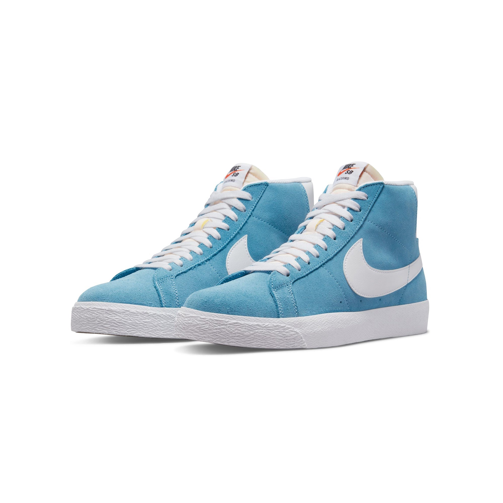 Оригінальна Mens Zoom Blazer MID Shoes Cerulean Nike – вид ззаду