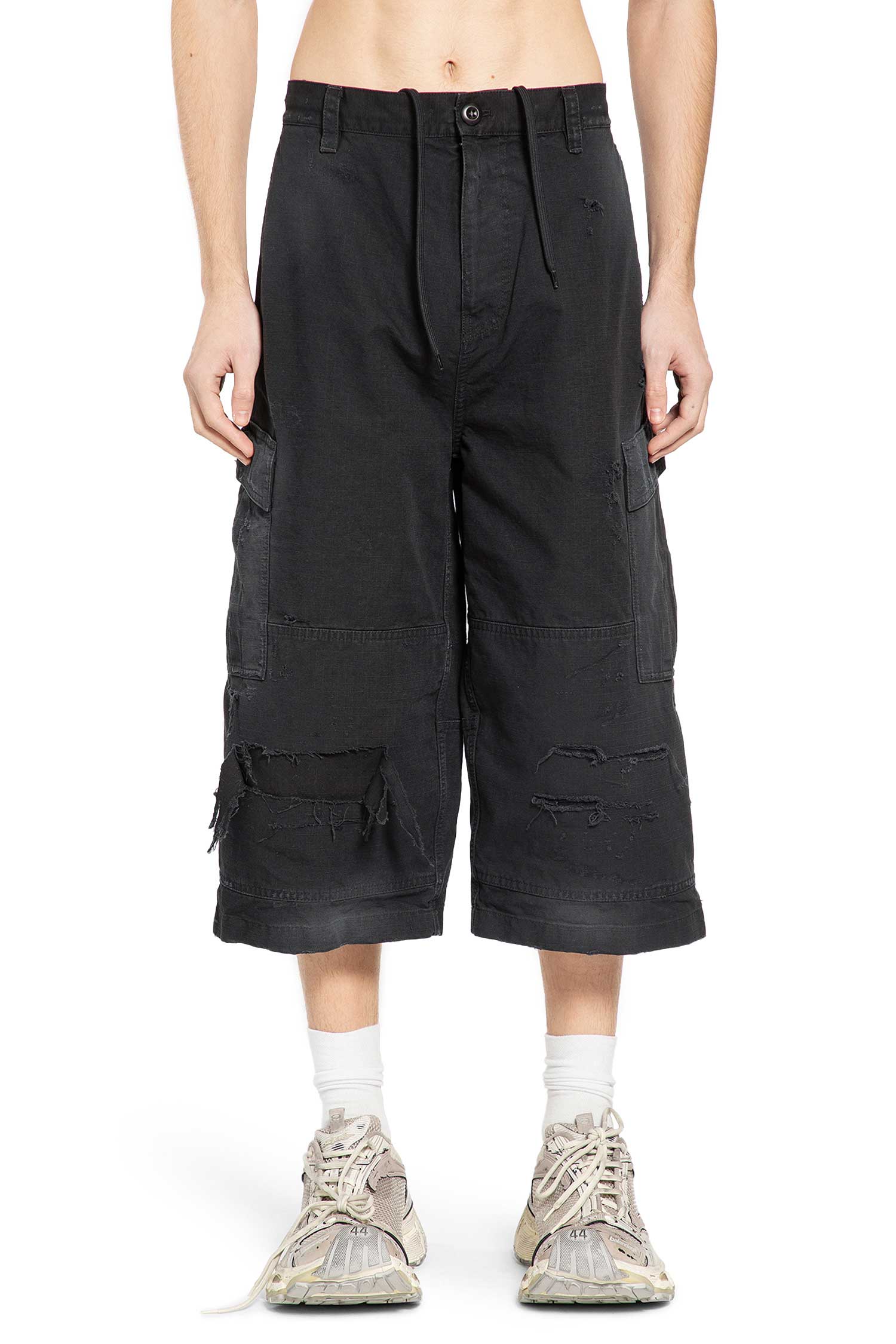 Cropped Cargo Pants Balenciaga оригінал – Купити в Україні – вид ззаду
