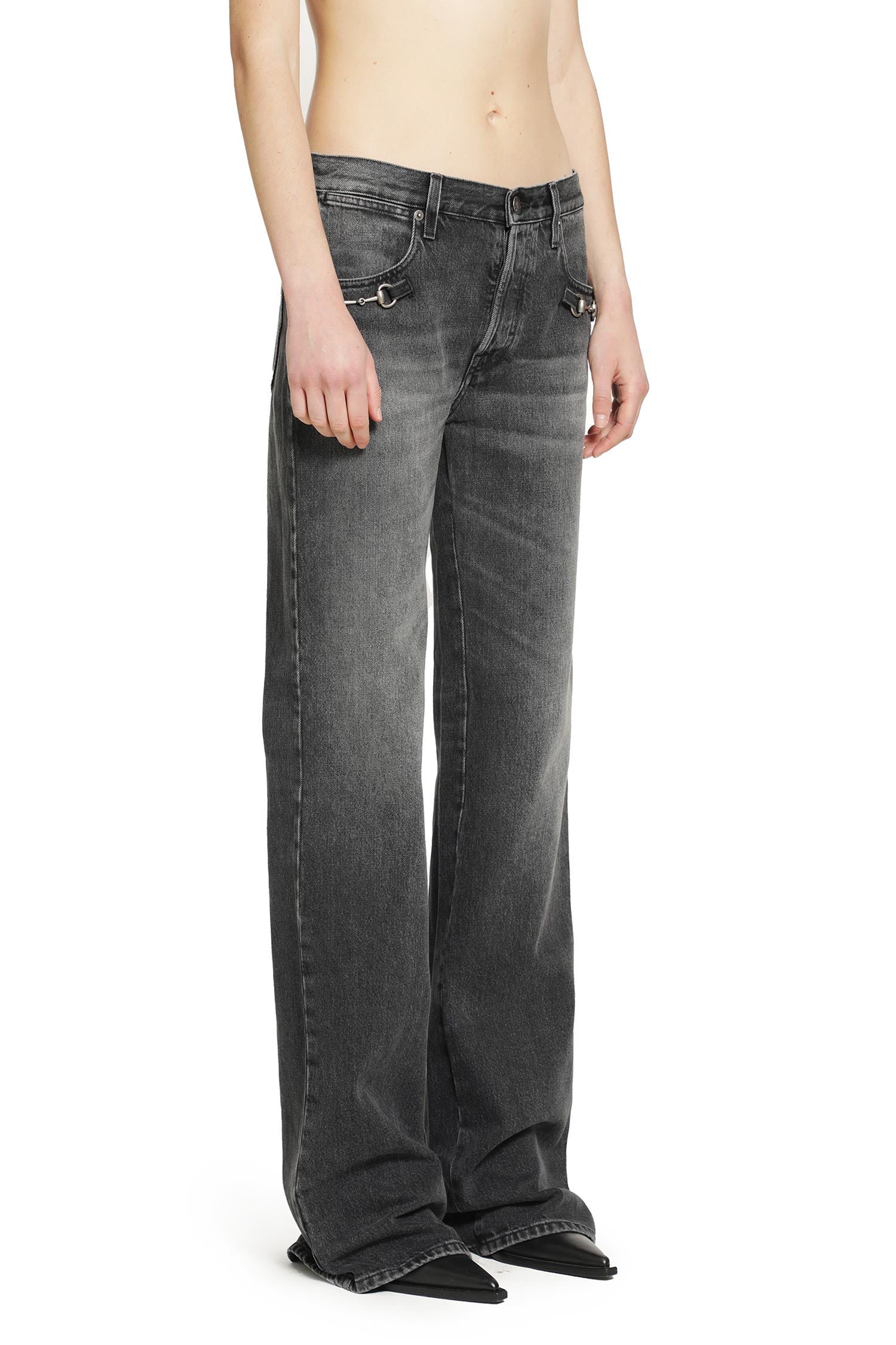 Horsebit Bootcut Jeans Gucci – Гарантія оригінальності – детальний вид