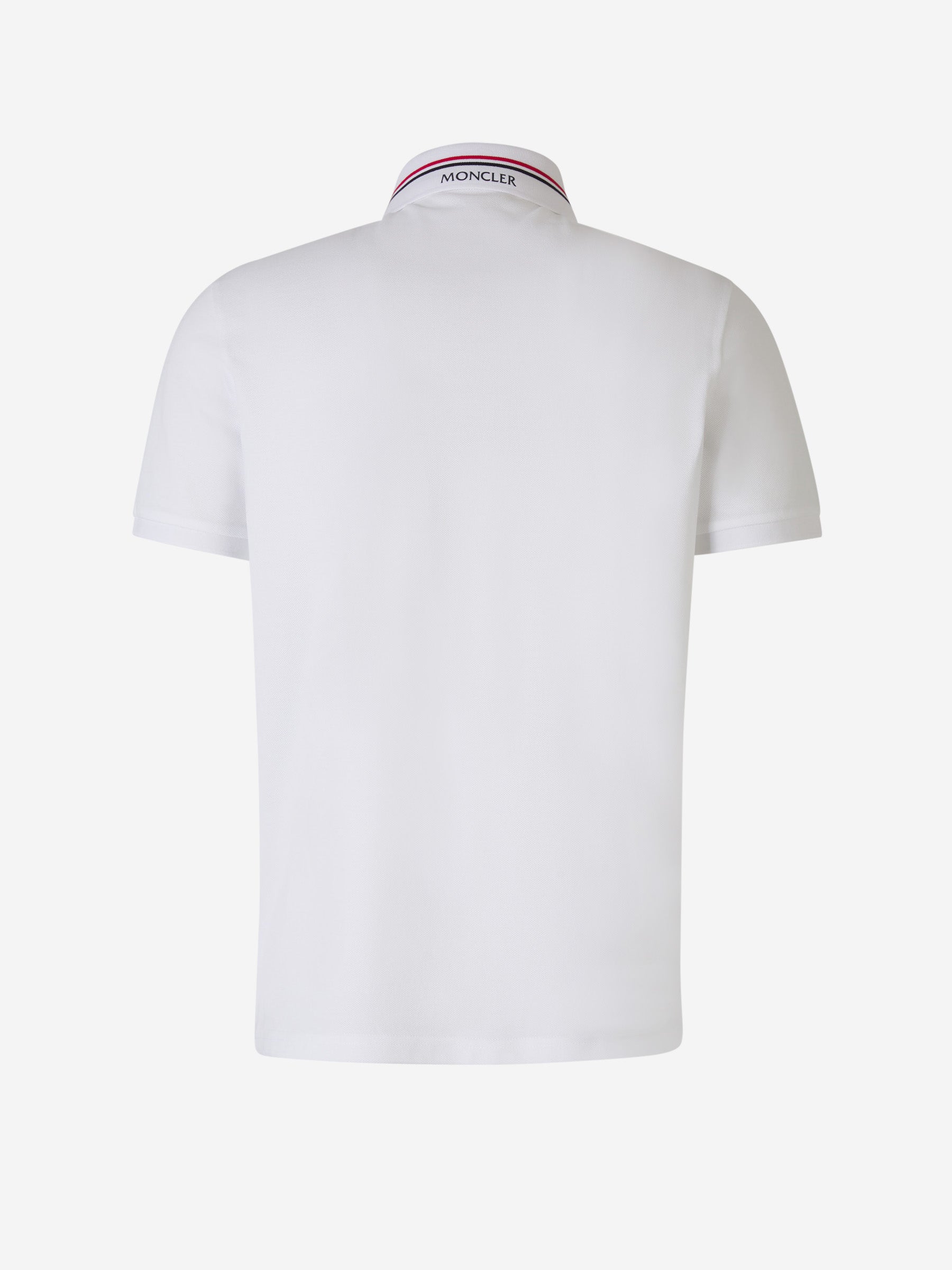 Оригінальна Cotton Piqué Polo Moncler – вид ззаду