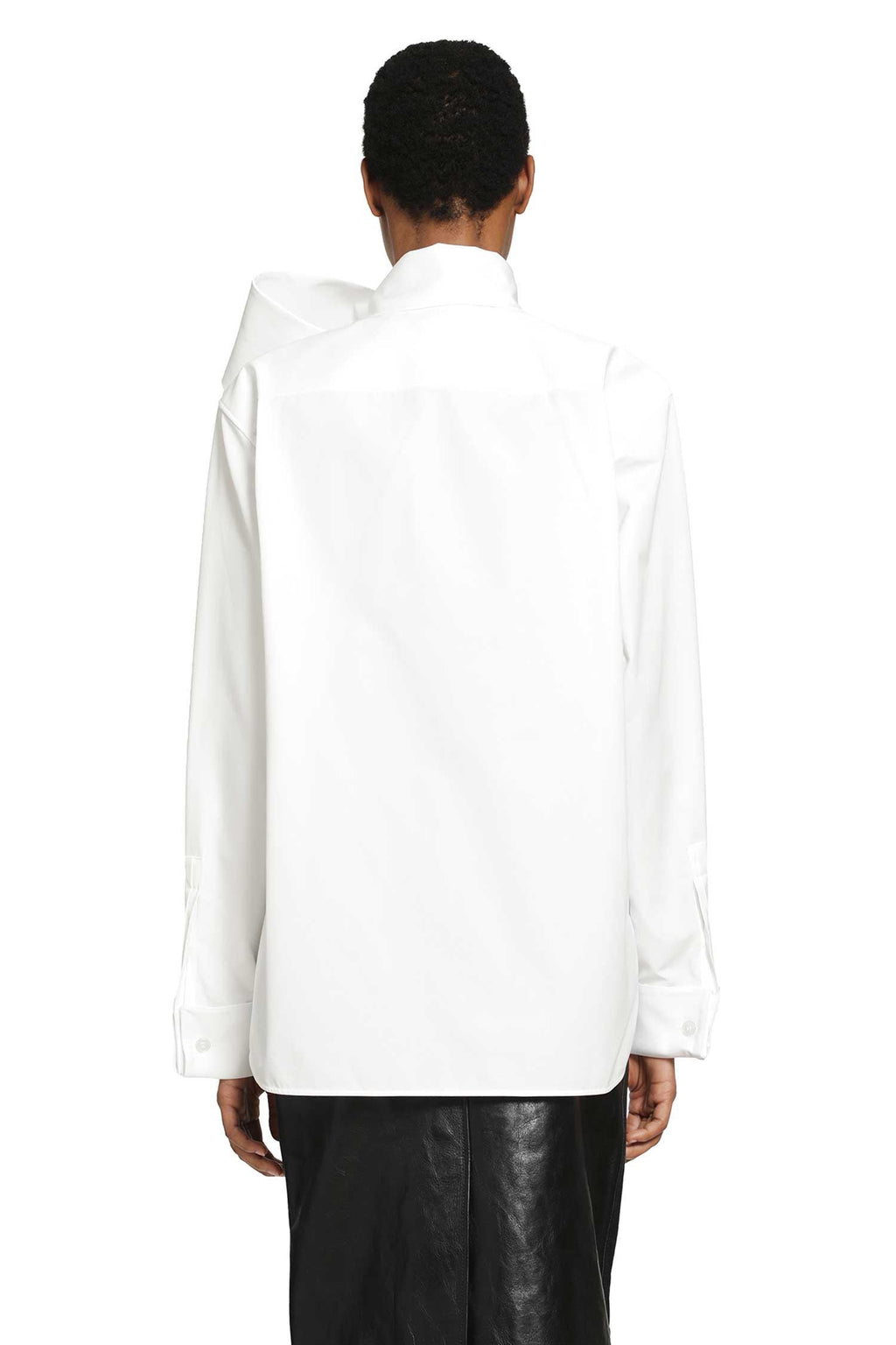 Lavallière Shirt In Cotton Poplin Saint laurent оригінал – Купити в Україні – збільшений вид