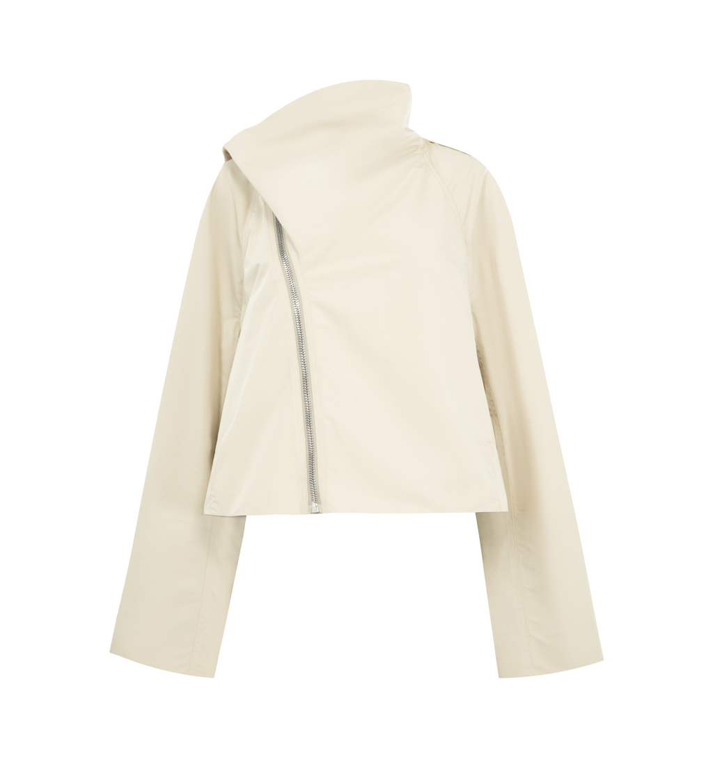 Cropped Scarf Flight Jacket Rick owens – Гарантія оригінальності – боковий вид