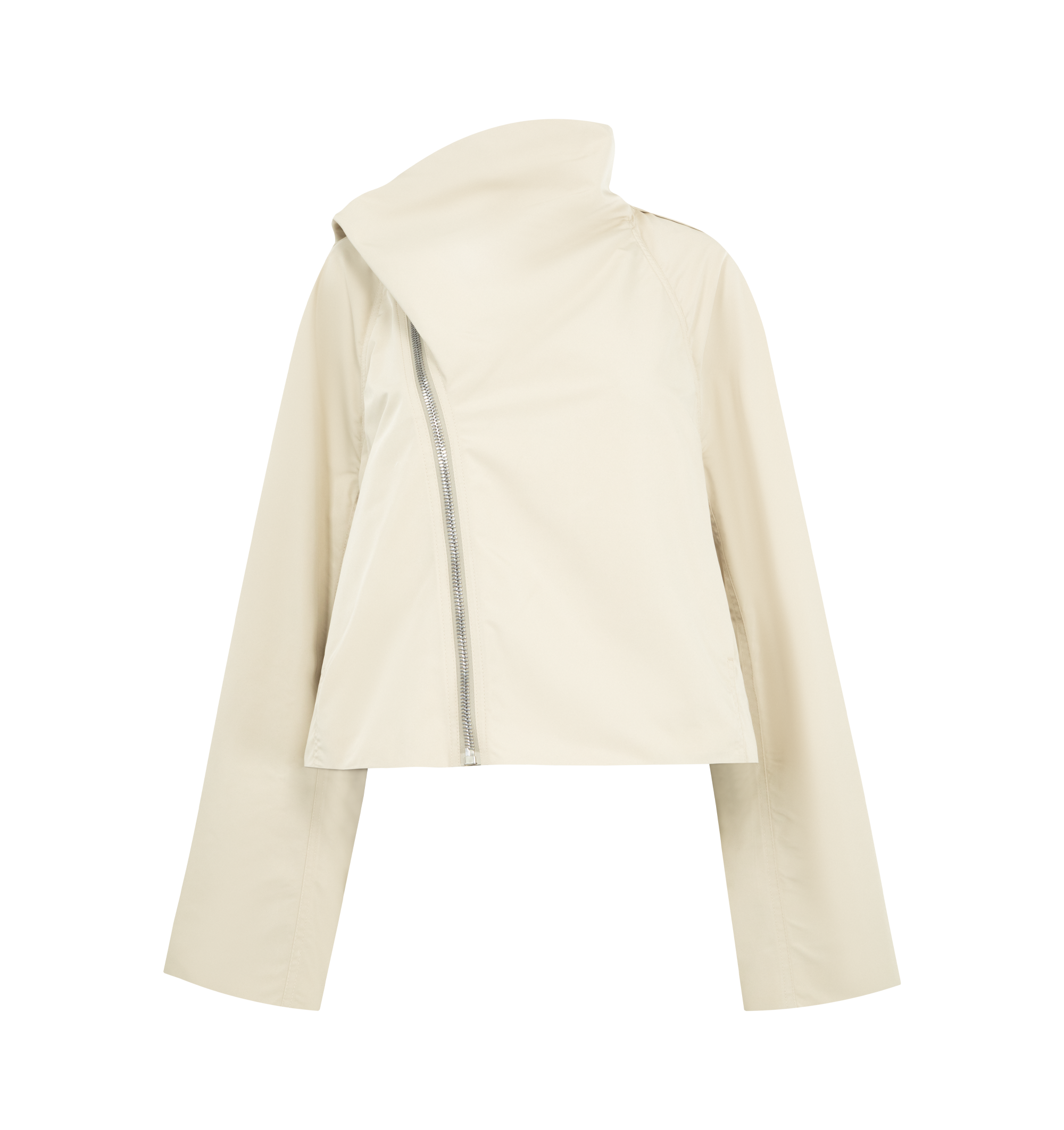 Cropped Scarf Flight Jacket Rick owens – Гарантія оригінальності – боковий вид