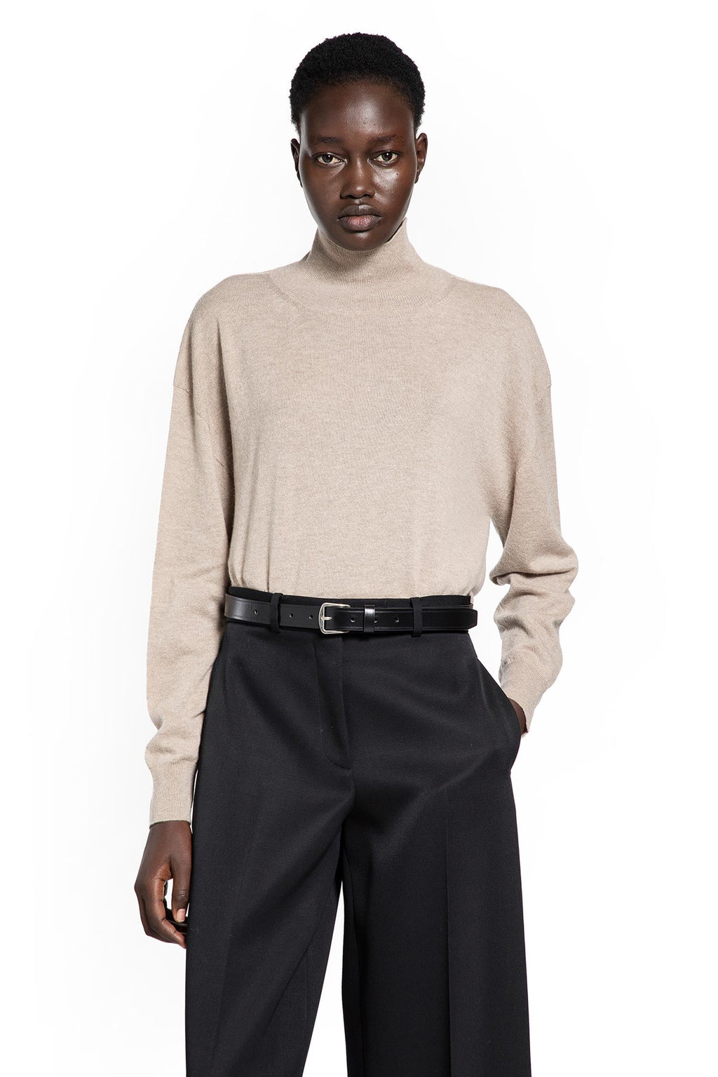 Jabari Top In Cashmere The row – Гарантія оригінальності – боковий вид
