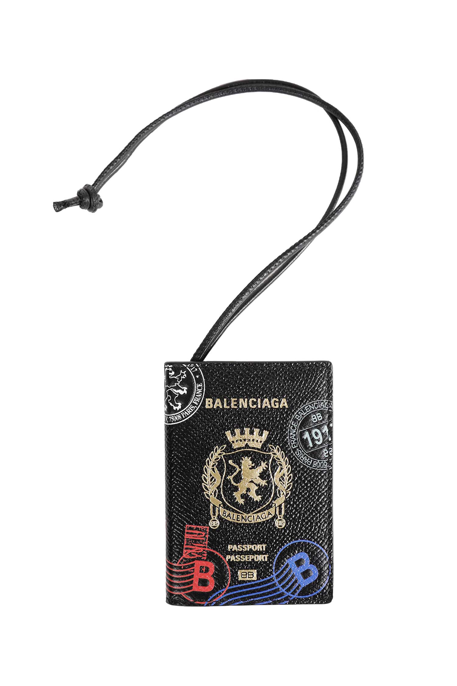 Passport Card Holder Balenciaga – Гарантія оригінальності – боковий вид