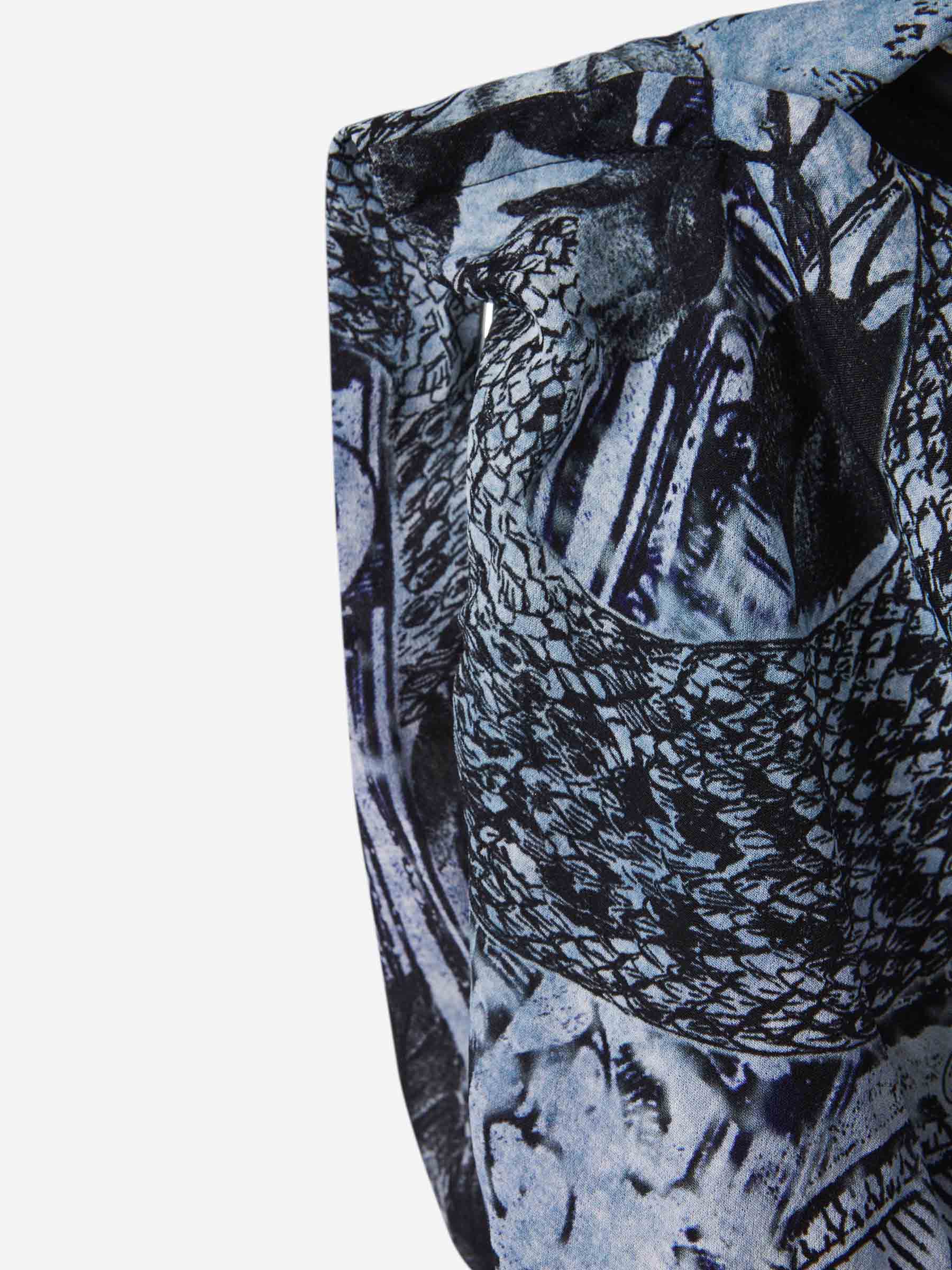 Оригінальна Printed Fitted Top Acne studios – збільшений вид