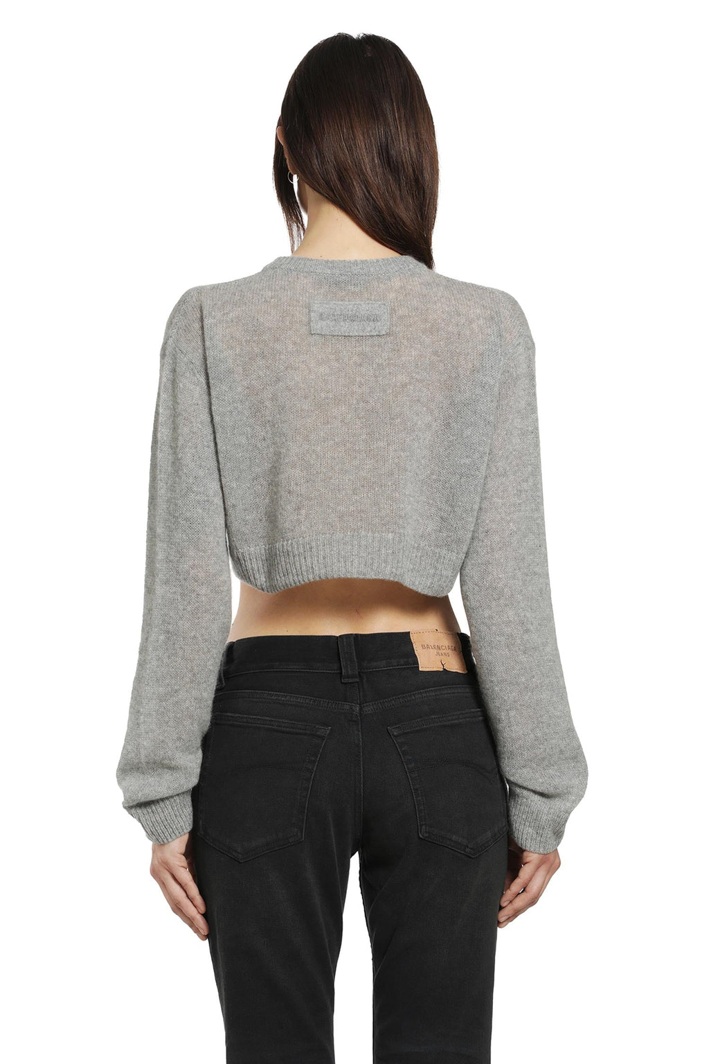 Cropped Crewneck Sweater Balenciaga – Гарантія оригінальності – збільшений вид