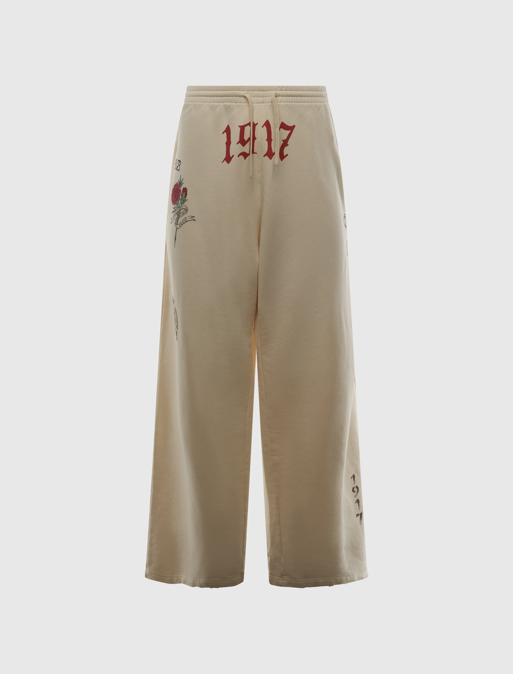 Tattoo Baggy Sweatpants Balenciaga оригінал – Купити в Україні – боковий вид