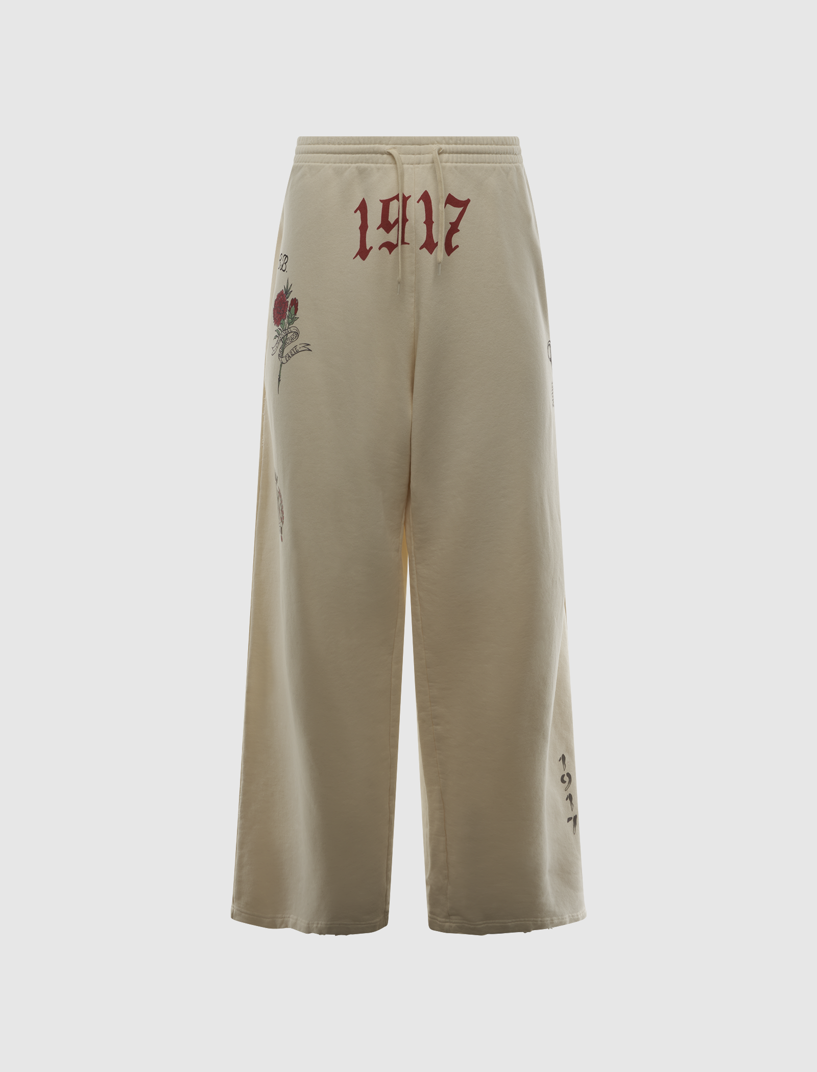 Tattoo Baggy Sweatpants Balenciaga оригінал – Купити в Україні – боковий вид