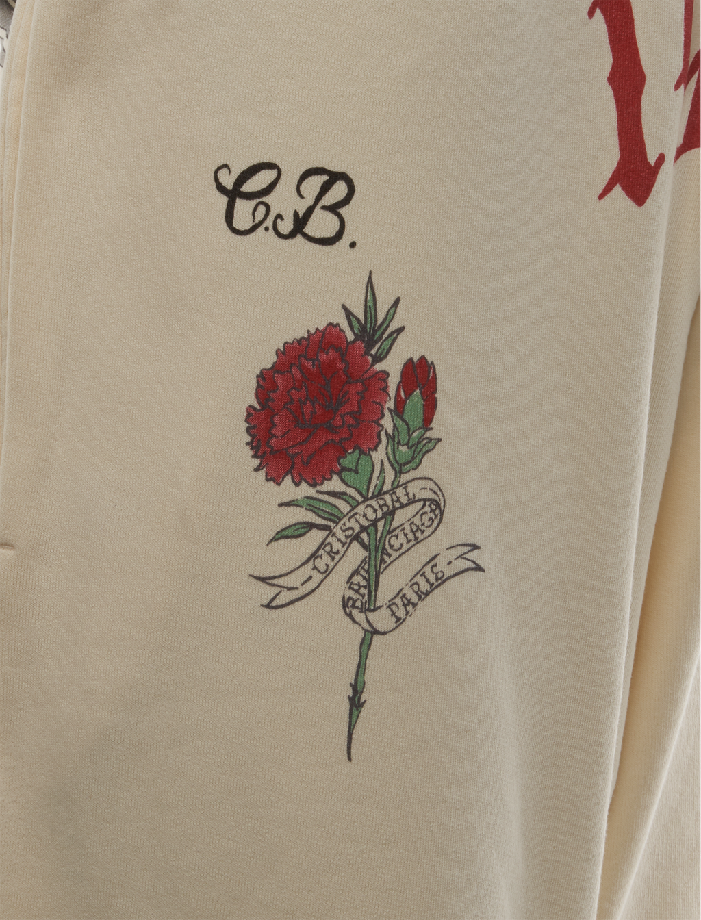 Tattoo Baggy Sweatpants Balenciaga оригінал – Купити в Україні – вид ззаду