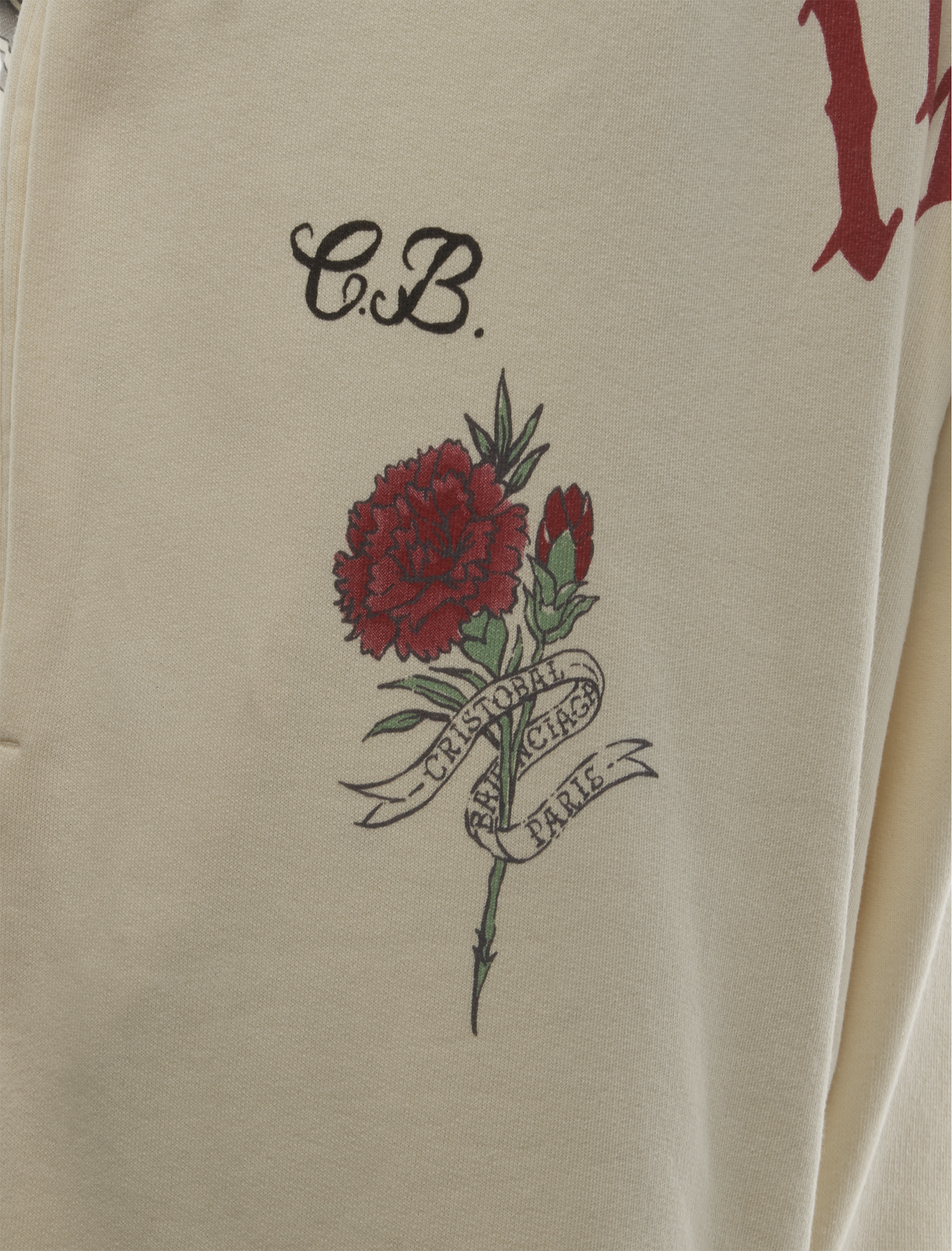 Tattoo Baggy Sweatpants Balenciaga оригінал – Купити в Україні – вид ззаду