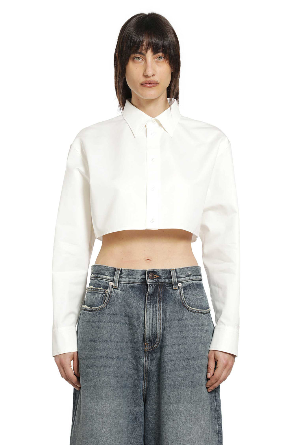 Cropped Shirt Balenciaga оригінал – Купити в Україні – вид ззаду