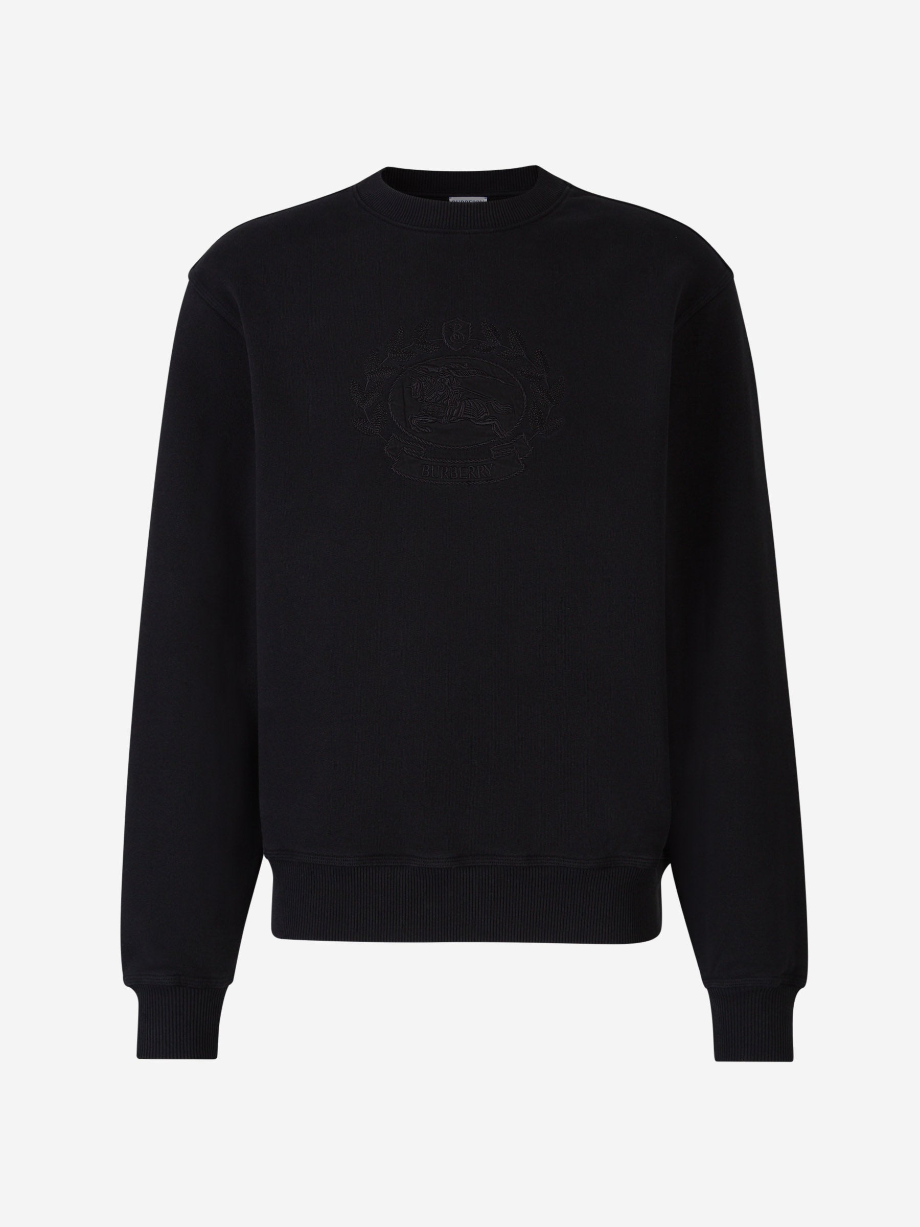 Cotton Logo Sweatshirt Burberry – Гарантія оригінальності – боковий вид