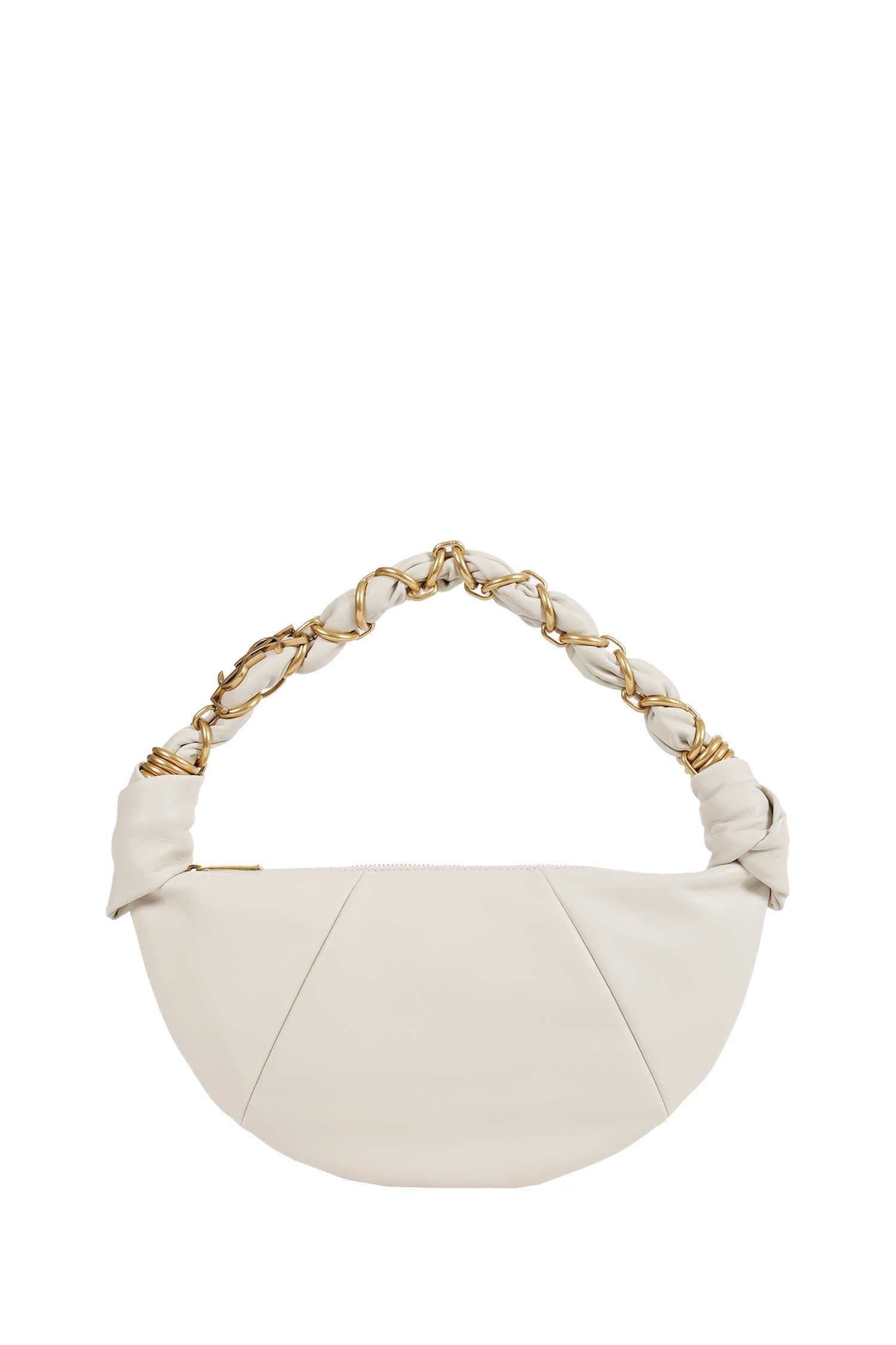Amalia Leather Hobo Bag Saint laurent – Гарантія оригінальності – боковий вид