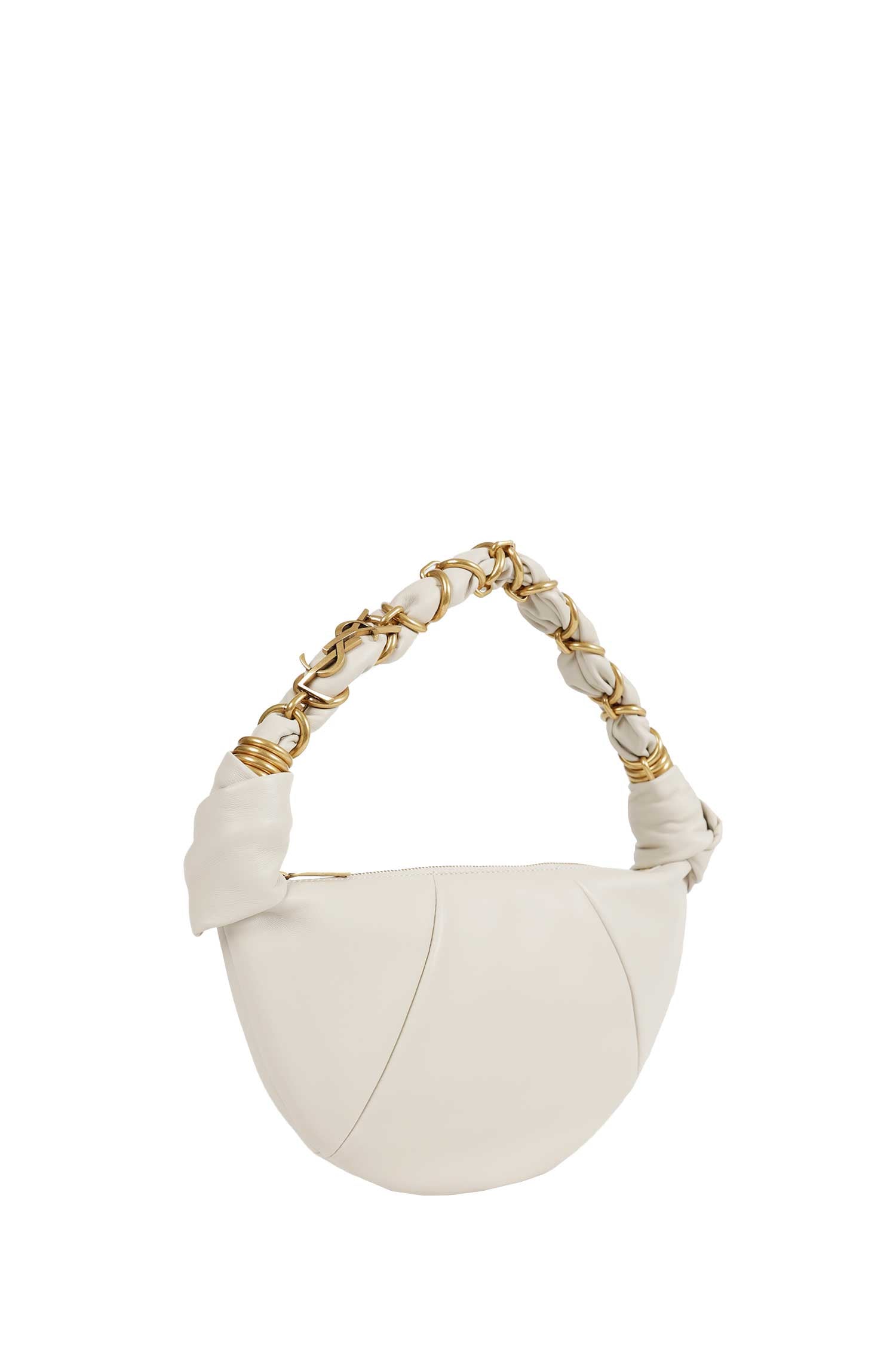 Amalia Leather Hobo Bag Saint laurent – Гарантія оригінальності – вид ззаду