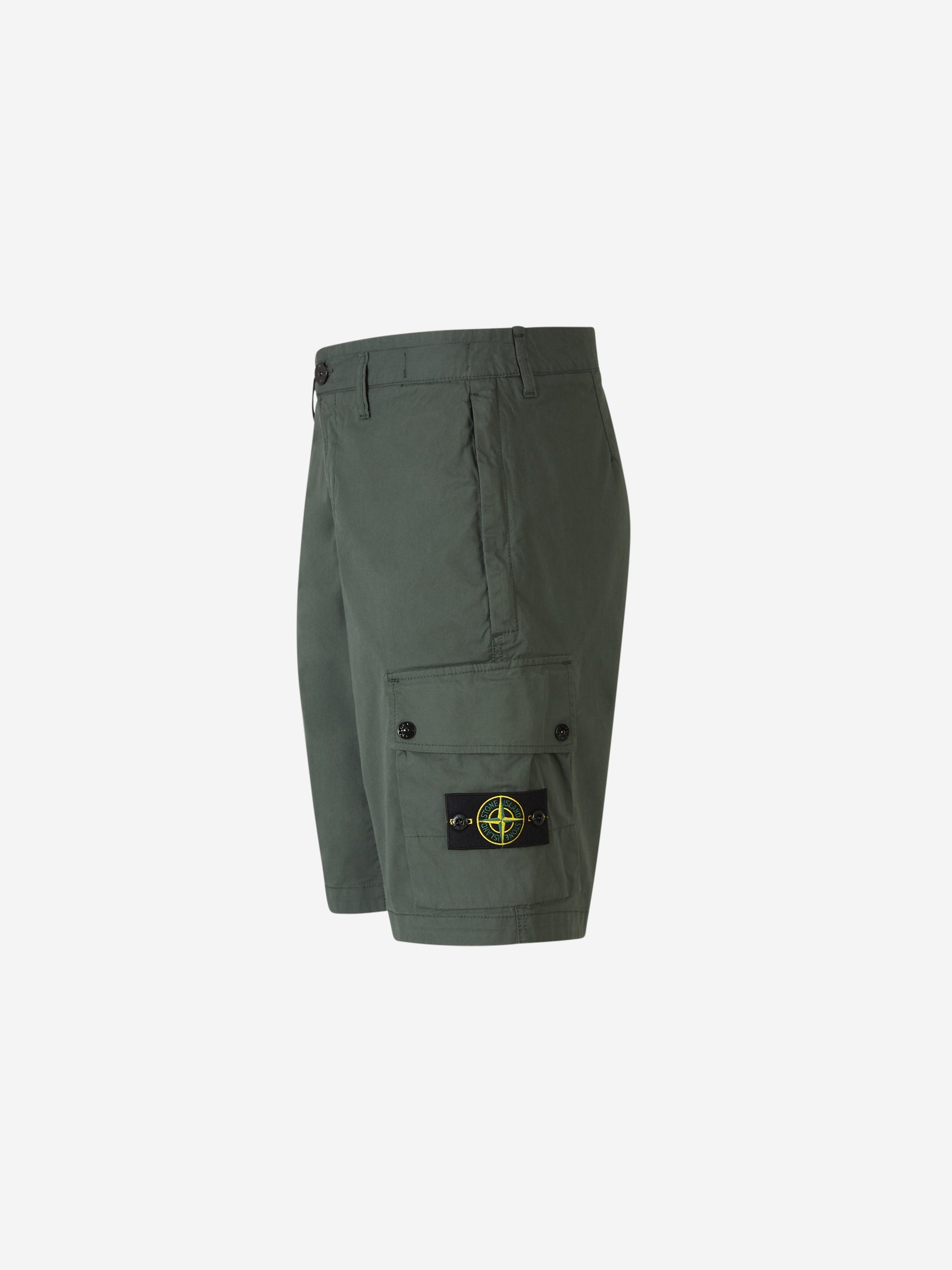 Оригінальна Logo Cargo Bermuda Shorts Stone island – вид ззаду