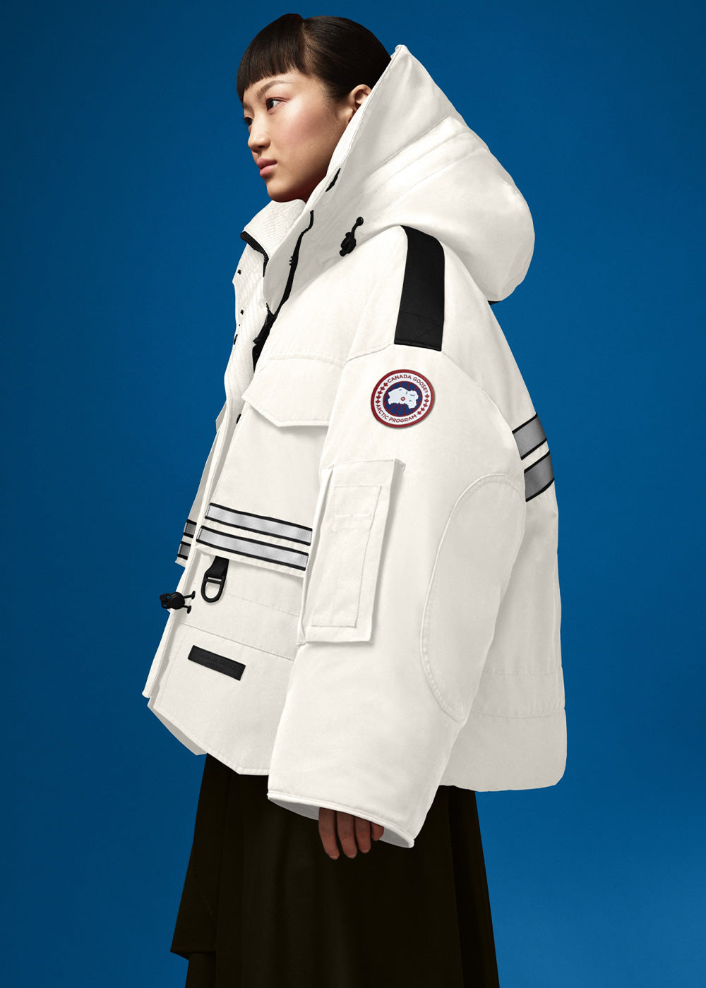 Оригінальна Angel Chen Edition Cropped Snow Mantra Parka Canada goose – детальний вид