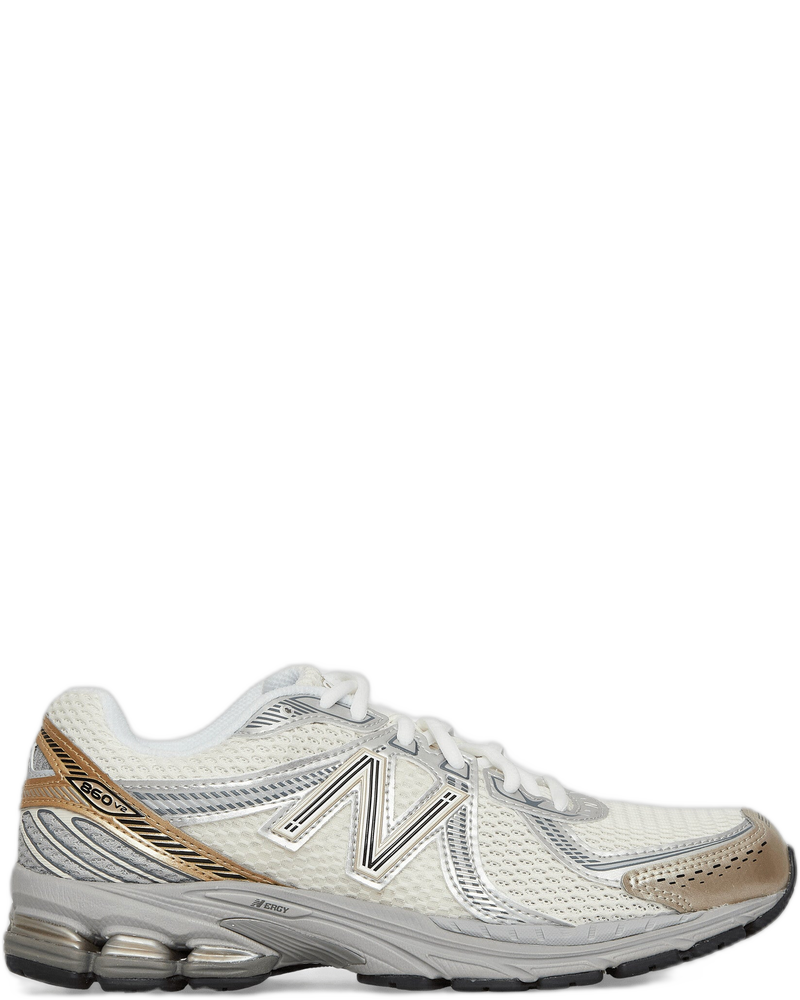 860v2 Sneakers Sea Salt / Gold Metallic - NEW BALANCE (Background Removed)