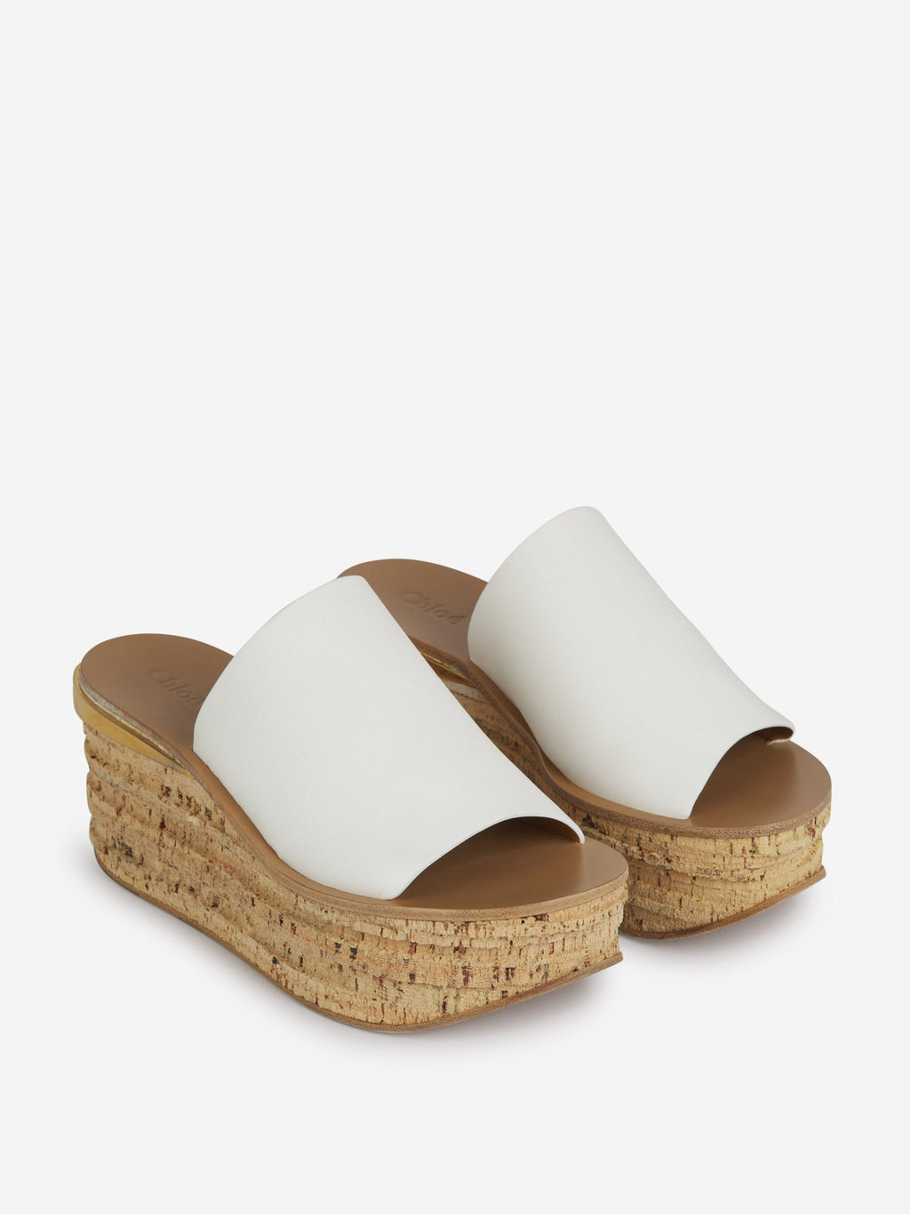 Оригінальна Leather Platform Mules Chloe – вид ззаду