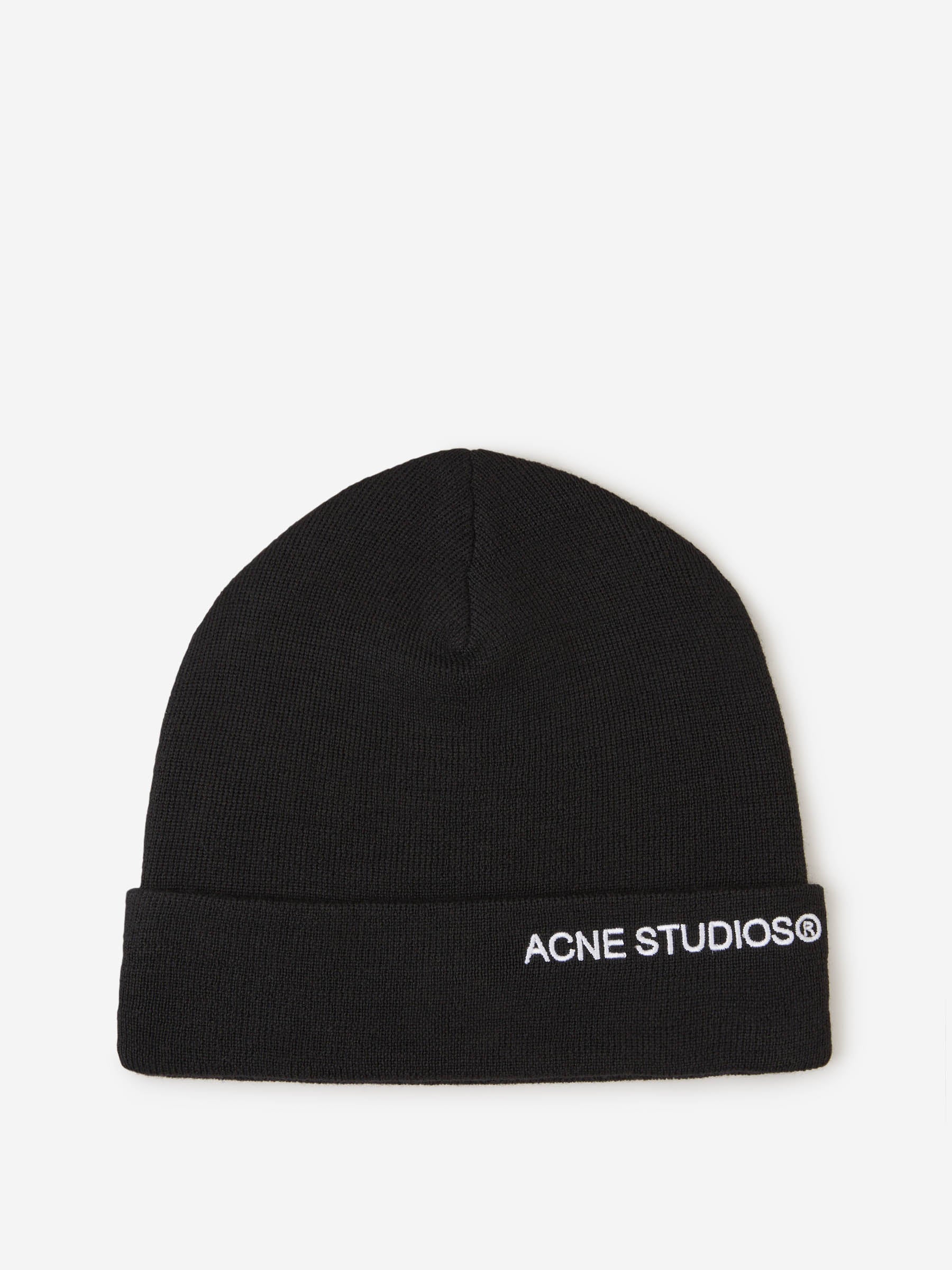 Embroidered Logo Beanie Acne studios оригінал – Купити в Україні – боковий вид
